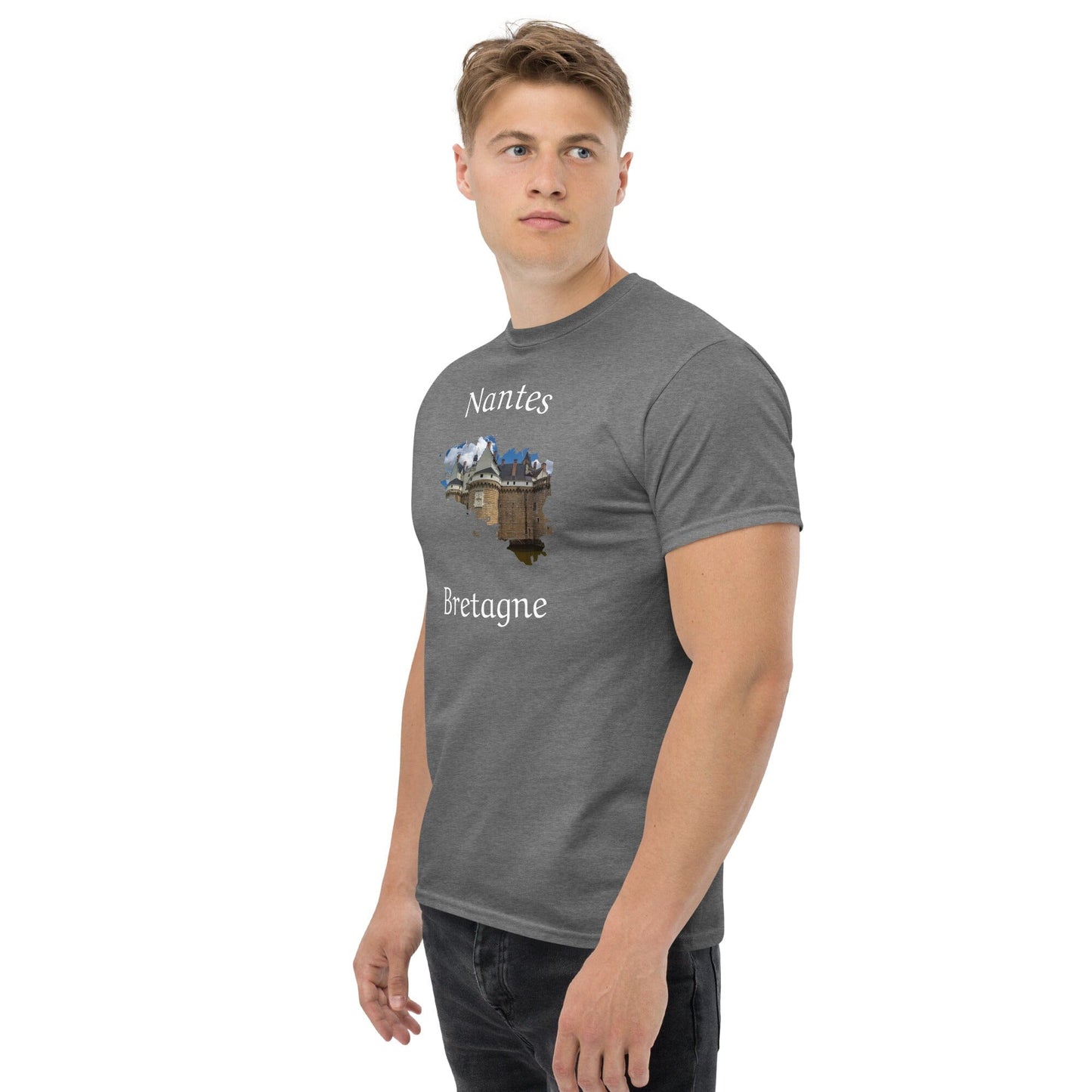 T-shirt homme Nantes en Bretagne t-shirt Bevet Breizh