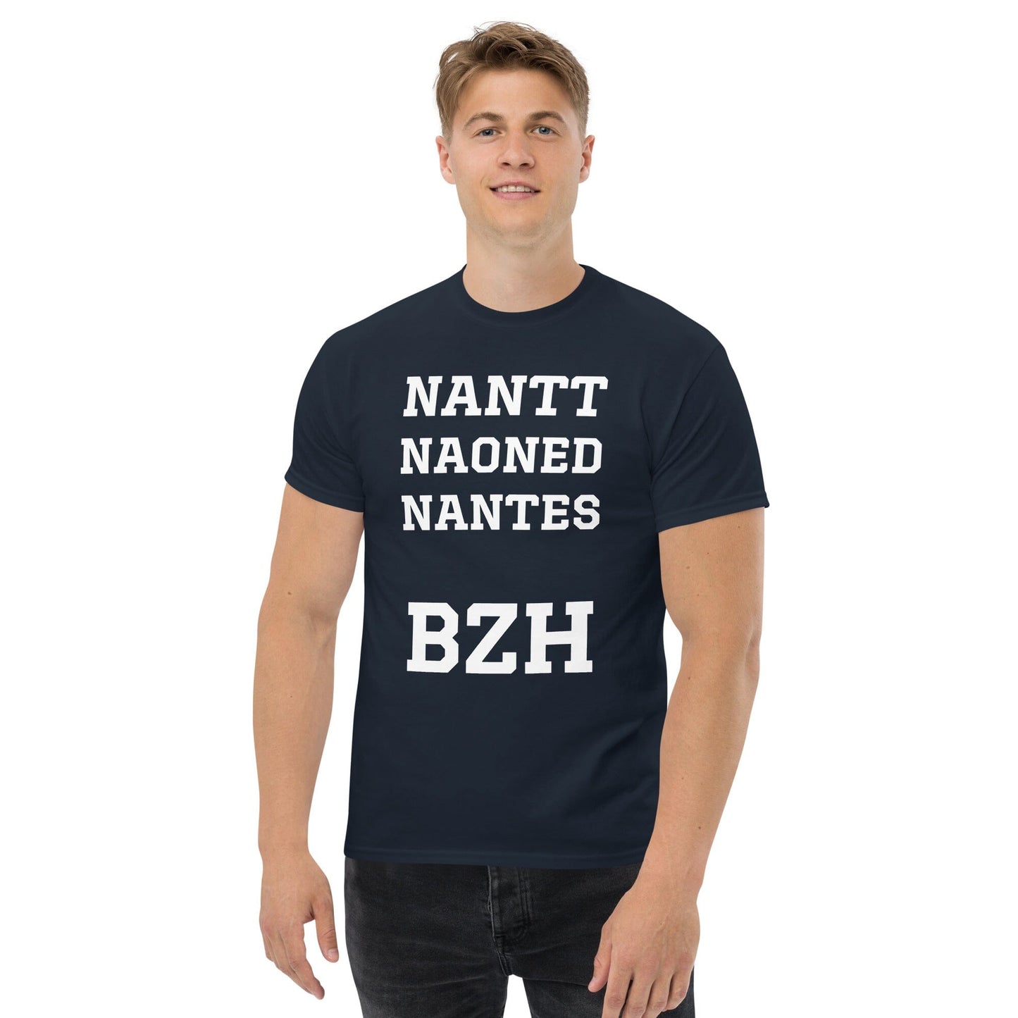 T-shirt homme Nantt, Naoned, Nantes BZH Bevet Breizh