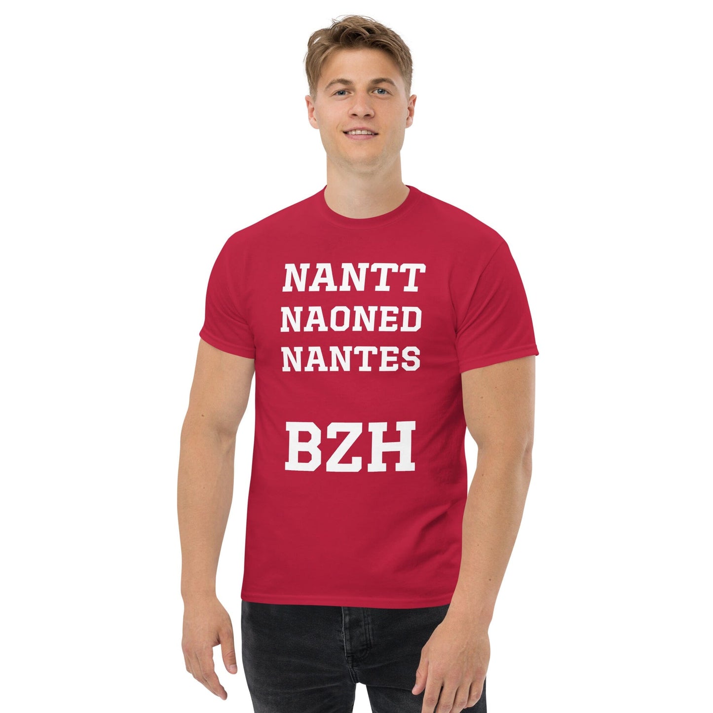 T-shirt homme Nantt, Naoned, Nantes BZH Bevet Breizh