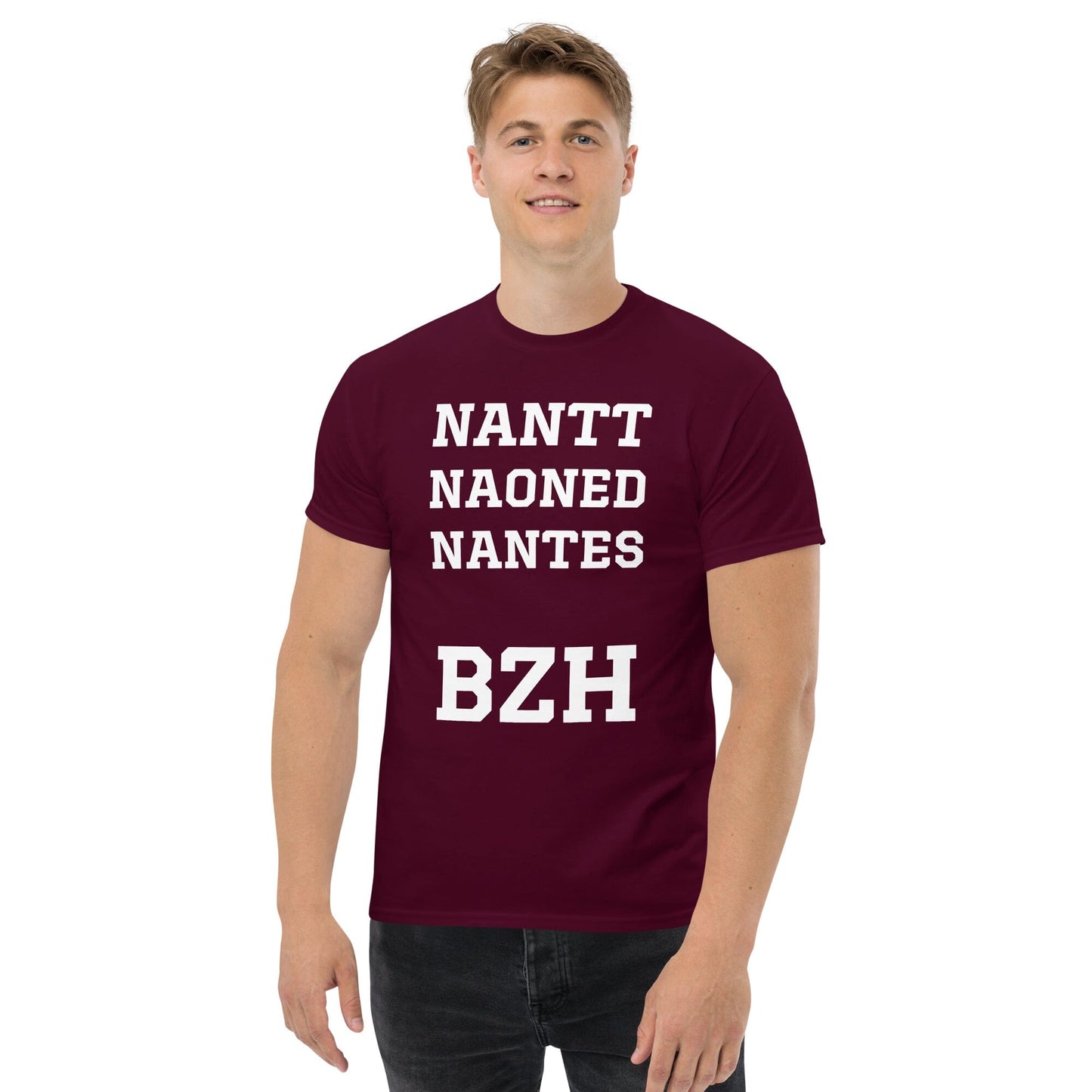 T-shirt homme Nantt, Naoned, Nantes BZH Bevet Breizh