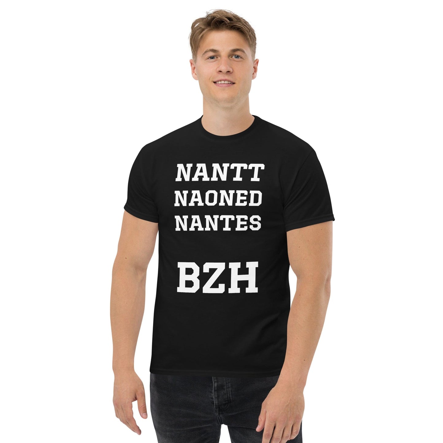 T-shirt homme Nantt, Naoned, Nantes BZH Bevet Breizh