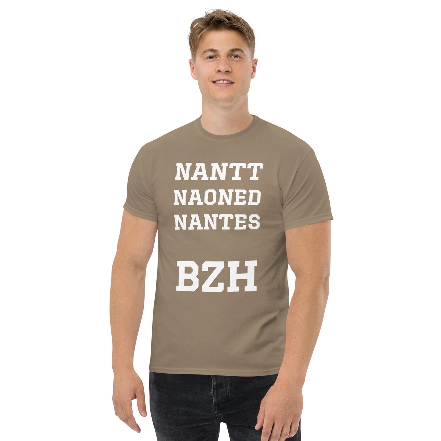 T-shirt homme Nantt, Naoned, Nantes BZH Bevet Breizh