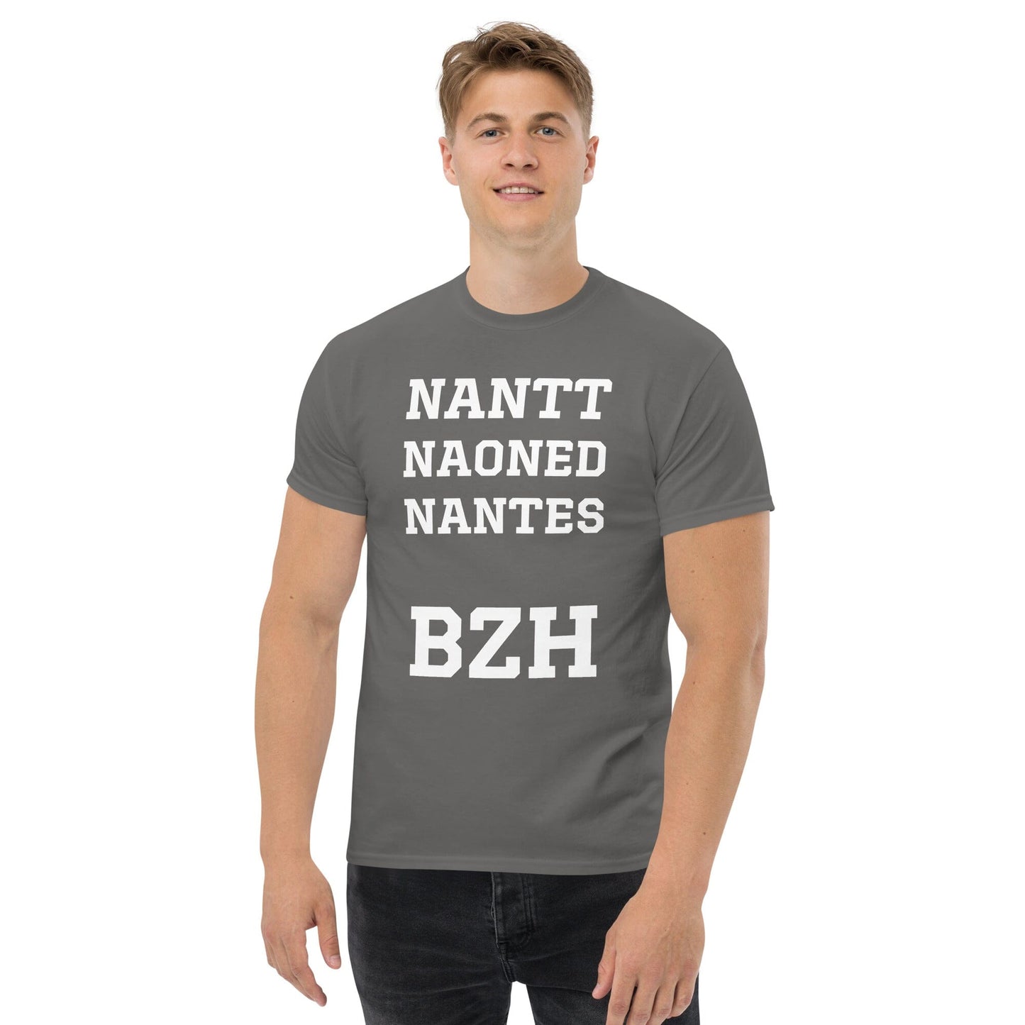 T-shirt homme Nantt, Naoned, Nantes BZH Bevet Breizh