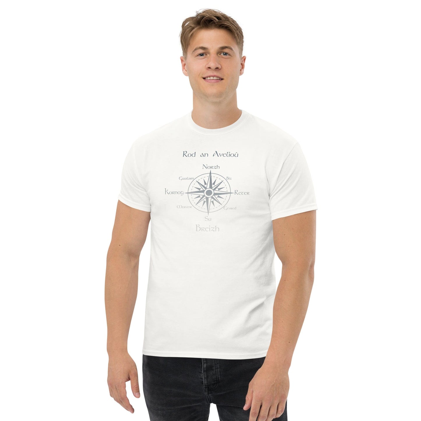 T-shirt homme rod an avelioù t-shirt Bevet Breizh Blanc S