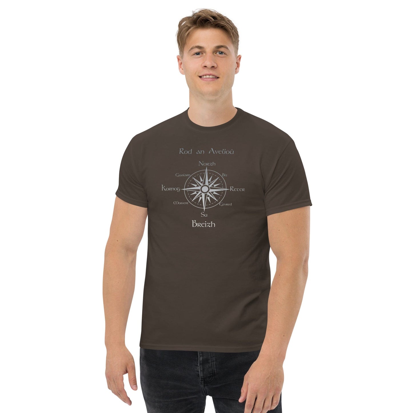 T-shirt homme rod an avelioù t-shirt Bevet Breizh Chocolat Noir S