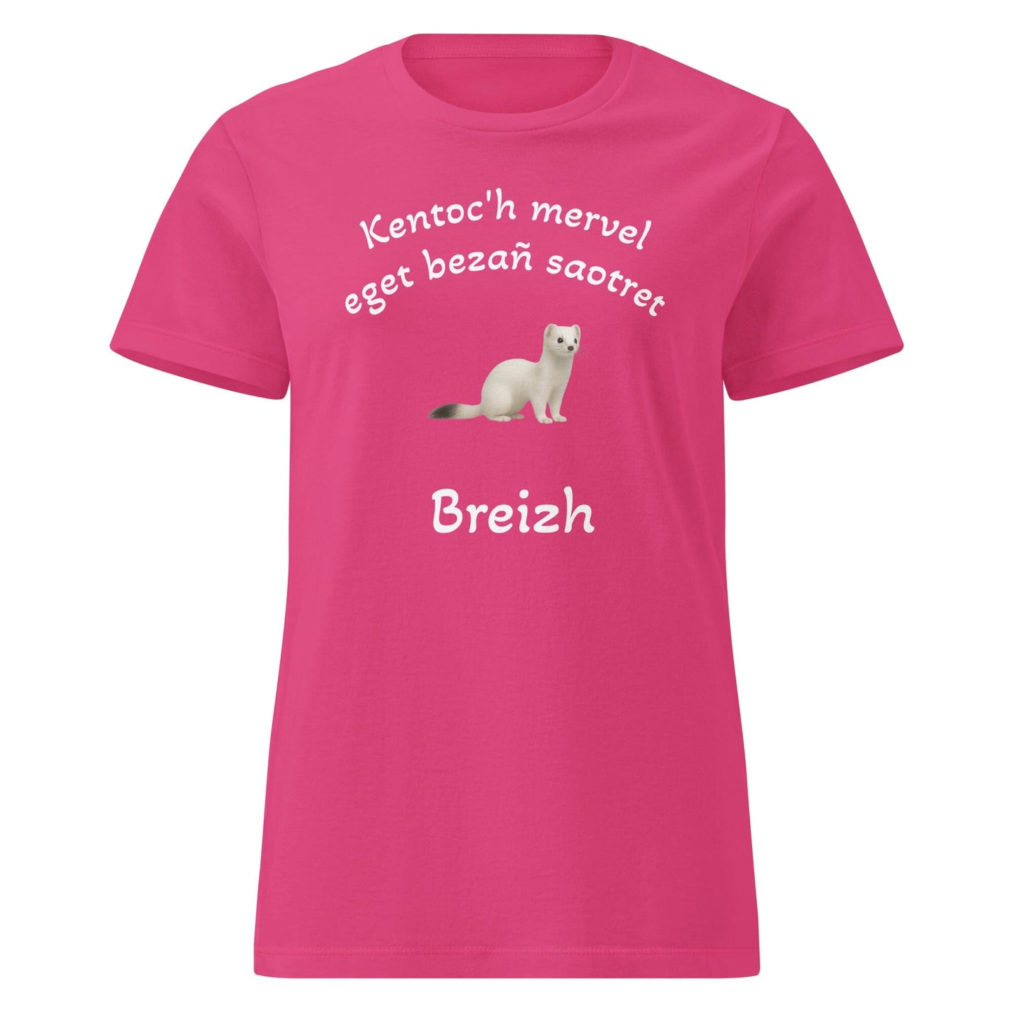 T-shirt Kentoc'h mervel eget bezañ saotret pour femme t-shirt Bevet Breizh Heliconia S