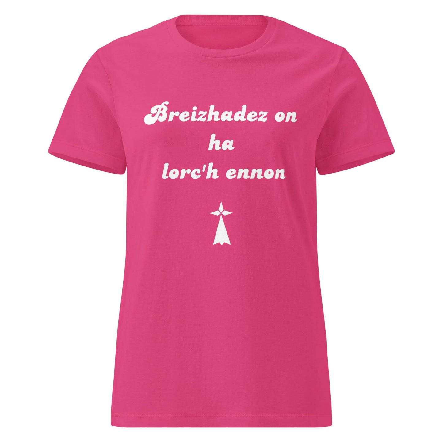 T-shirt pour femme breizhadez on ha lorc'h ennon t-shirt Bevet Breizh Heliconia S
