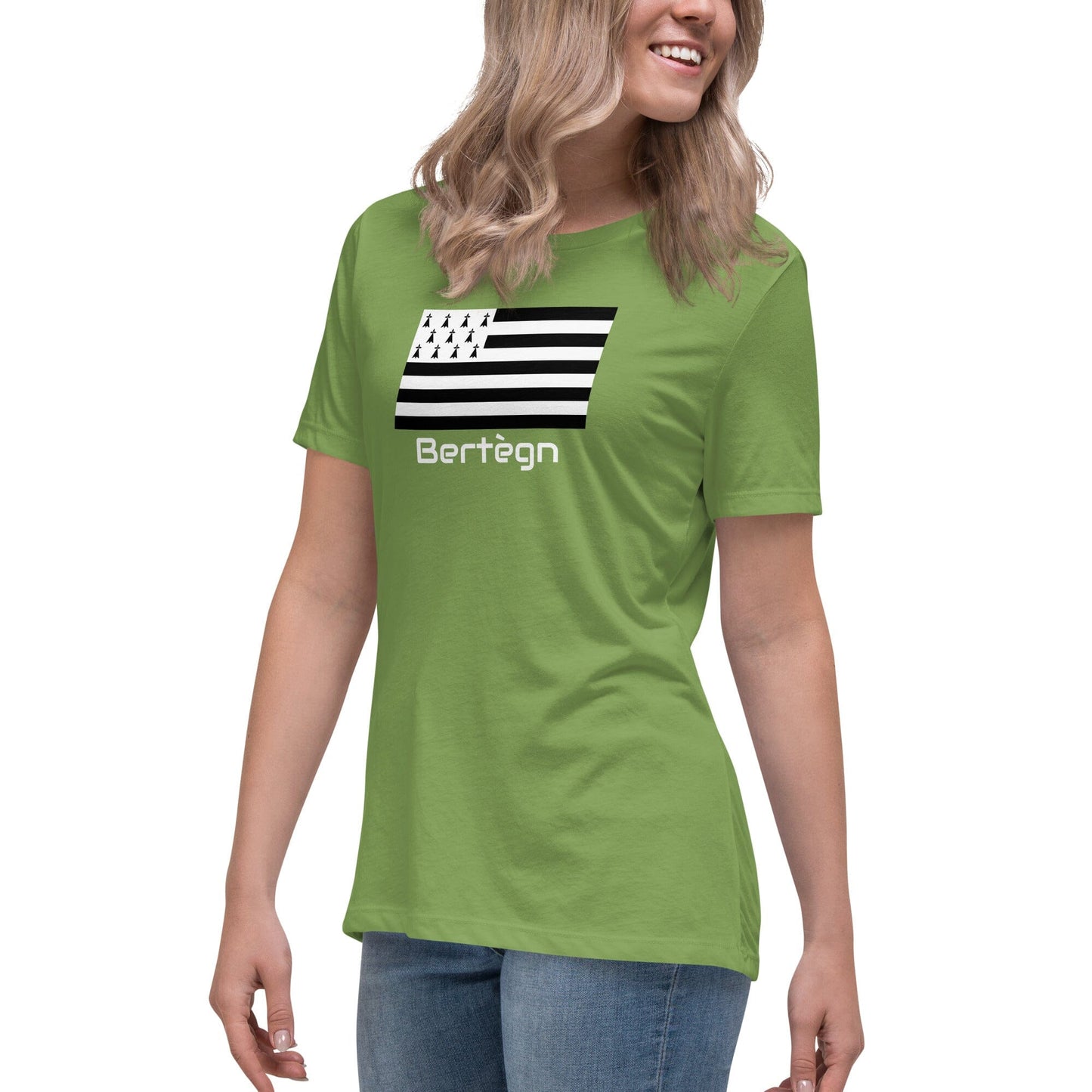 T-shirt pour femme Gwenn Ha Du Bertègn Bevet Breizh