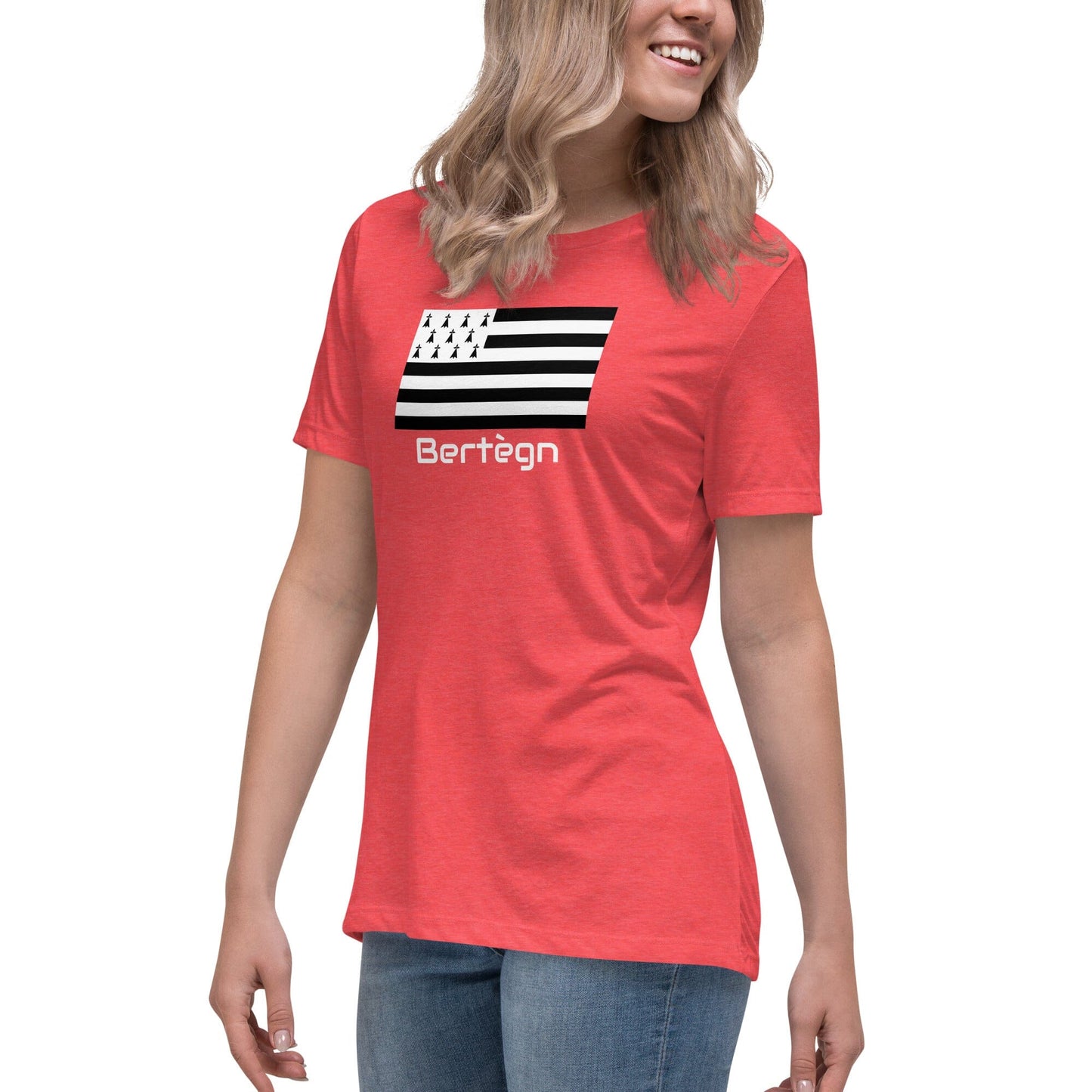 T-shirt pour femme Gwenn Ha Du Bertègn Bevet Breizh