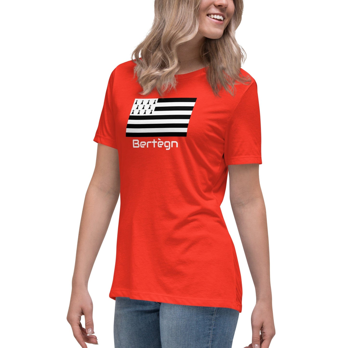 T-shirt pour femme Gwenn Ha Du Bertègn Bevet Breizh