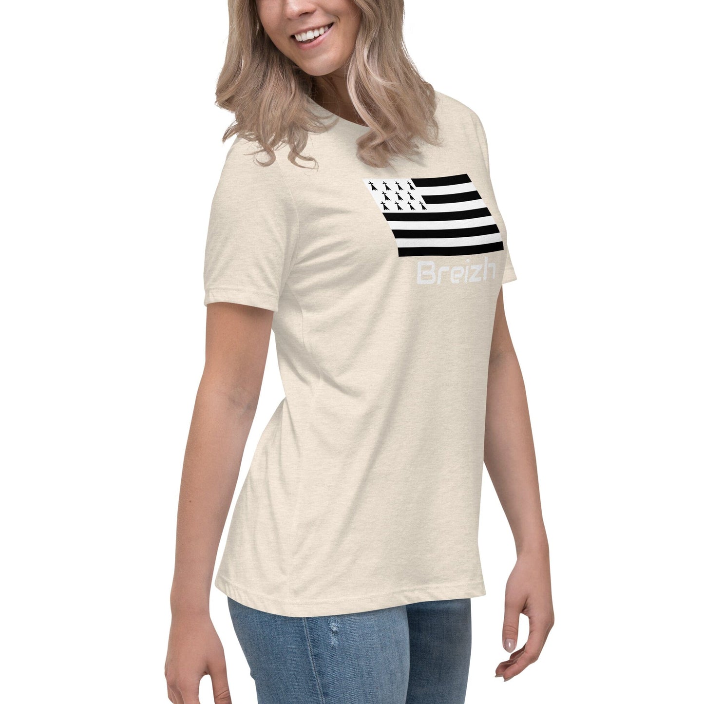 T-shirt pour Femme Gwenn Ha Du Breizh Bevet Breizh
