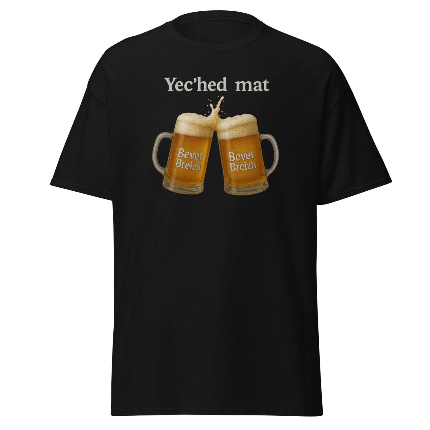 T-shirt Yec'hed mat t-shirt Bevet Breizh Noir S