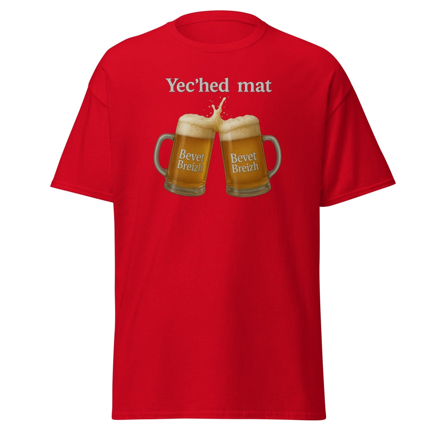 T-shirt Yec'hed mat t-shirt Bevet Breizh Rouge S