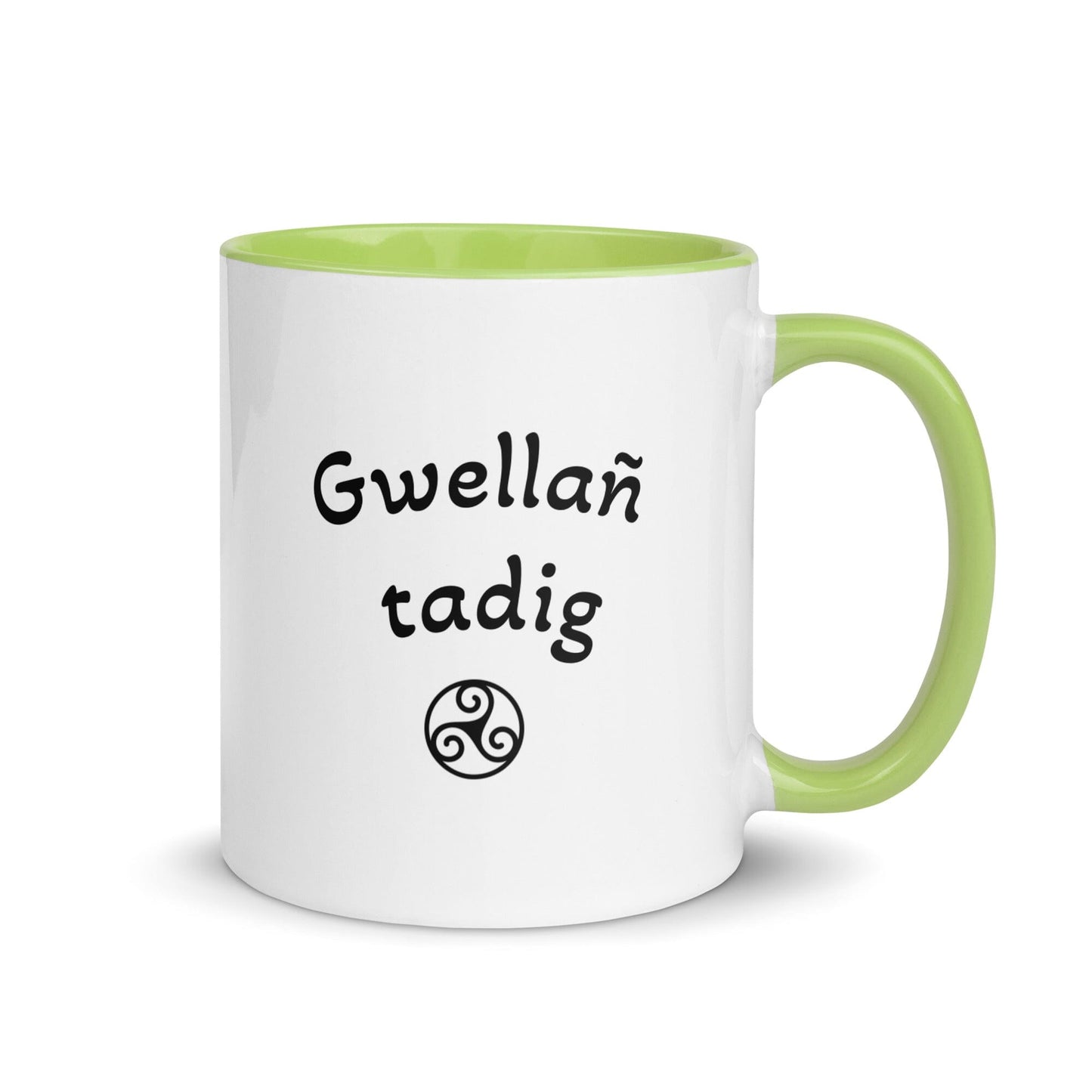Tasse à Intérieur Coloré gwellañ tadig tasse Bevet Breizh Vert