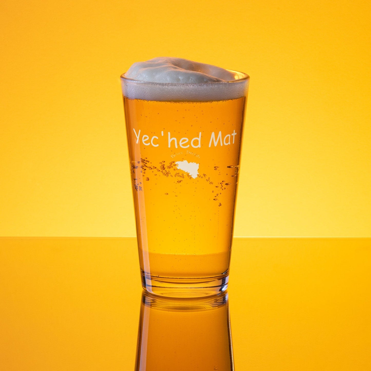 Verre à bière Yec'hed Mat Bevet Breizh