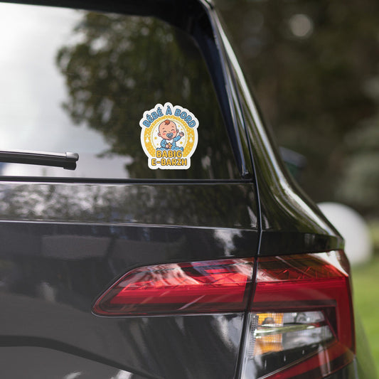 Autocollant Bébé à Bord Breton – Babig e-Barzh | Sticker Voiture Bevet Breizh Bevet Breizh 