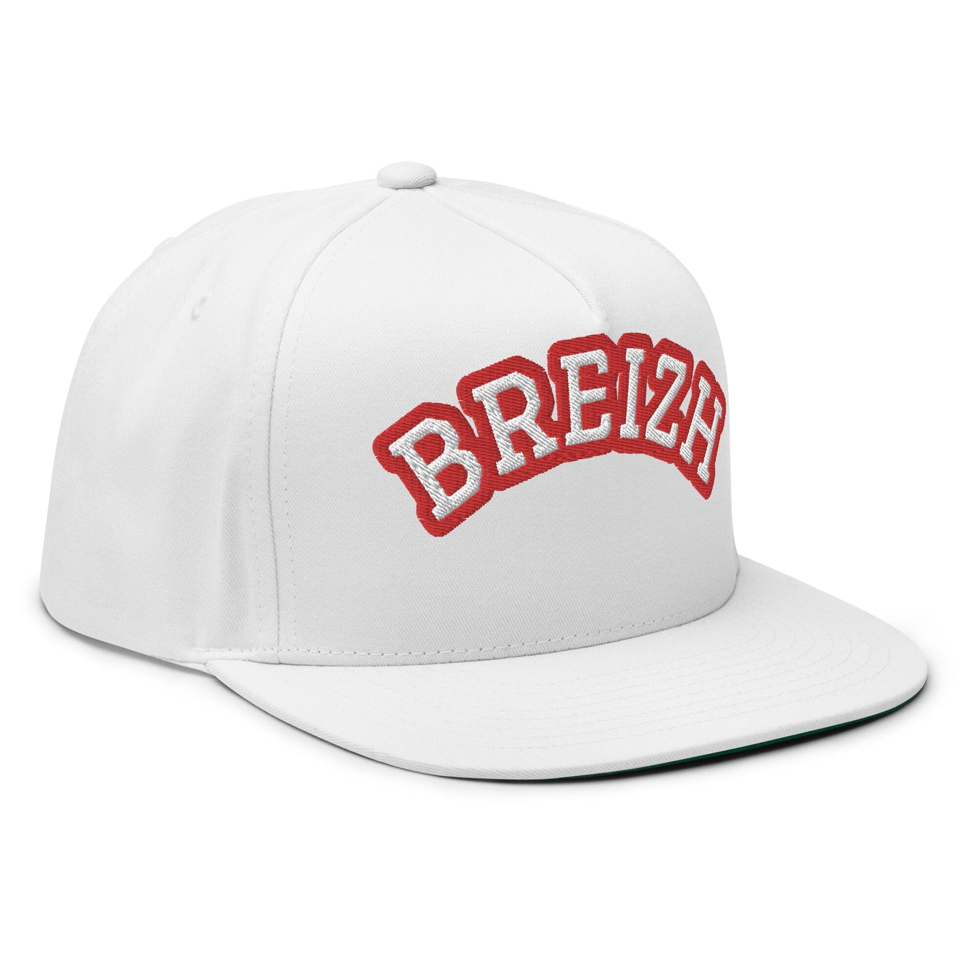 Casquette Breizh à Visière Plate Bevet Breizh Blanc 