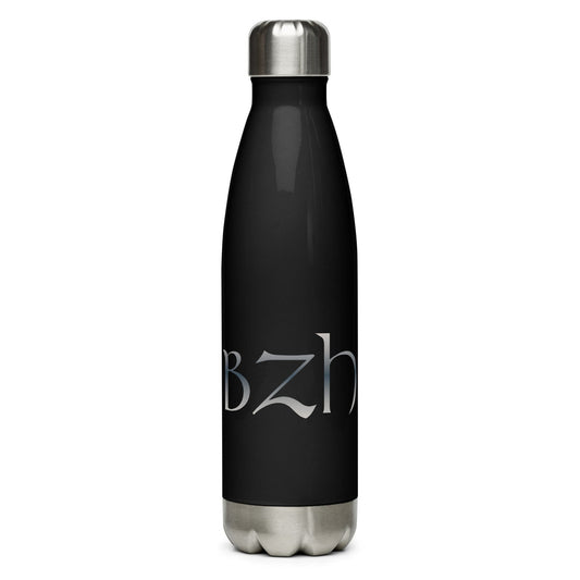 Gourde  BZH en acier inoxydable Bevet Breizh Noir 