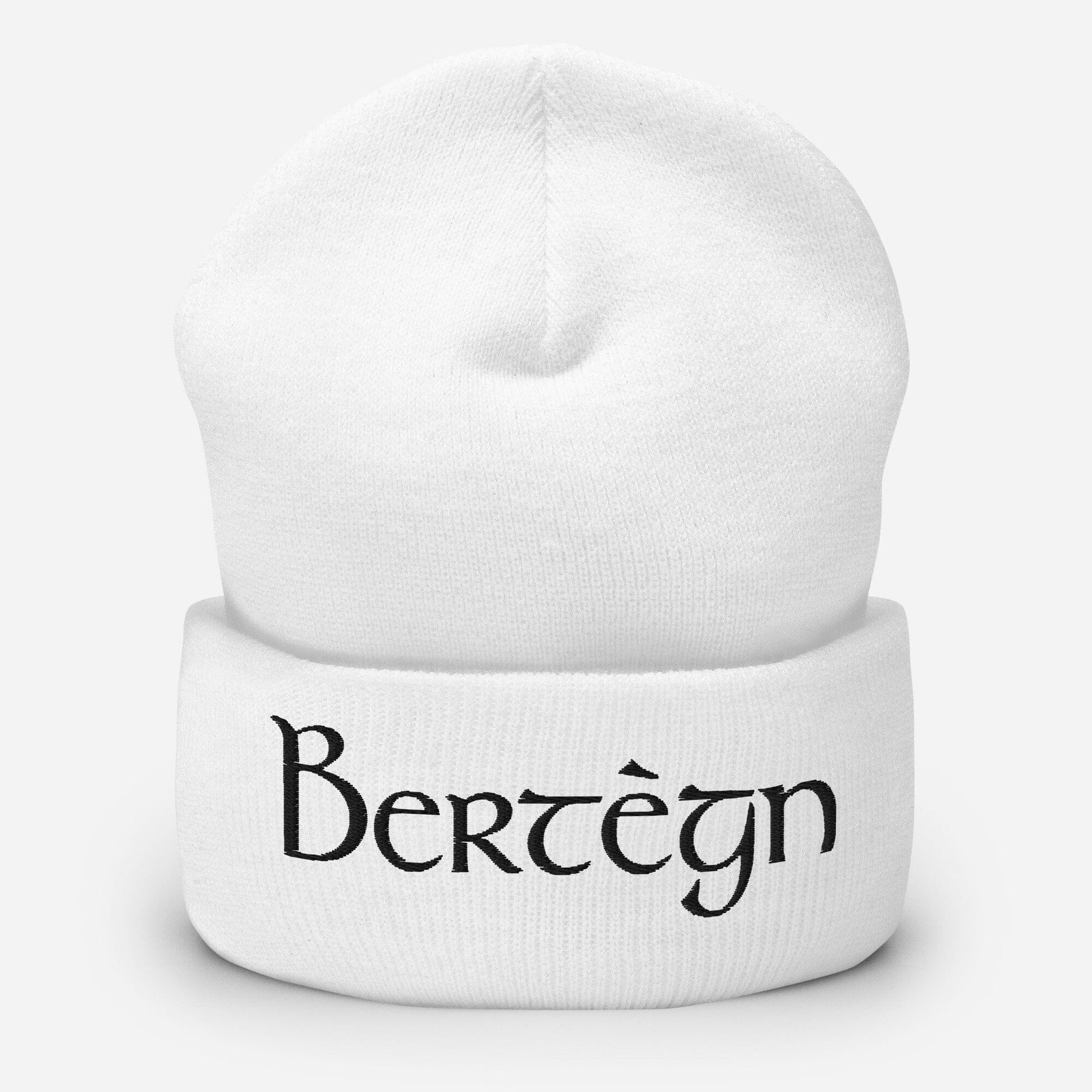 Bonnet à Revers Bertègn Bevet Breizh Blanc 