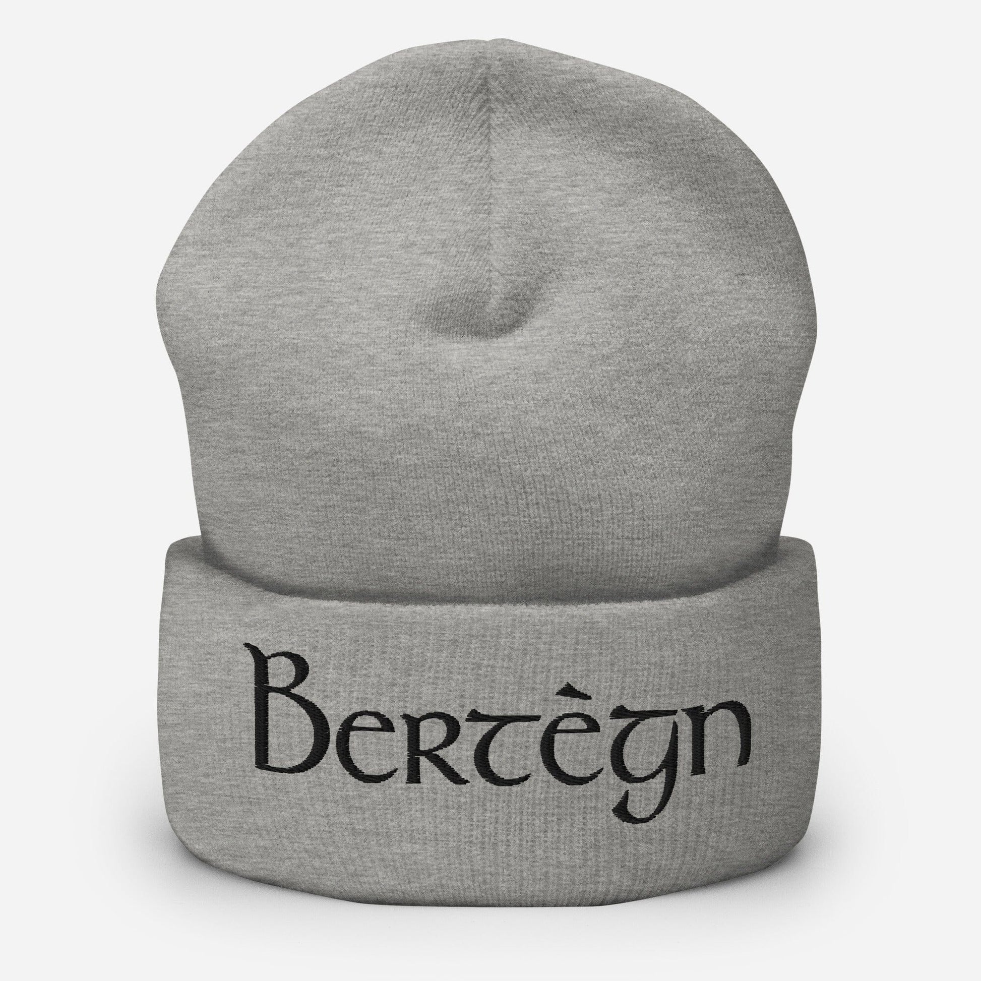 Bonnet à Revers Bertègn Bevet Breizh Gris Chiné 