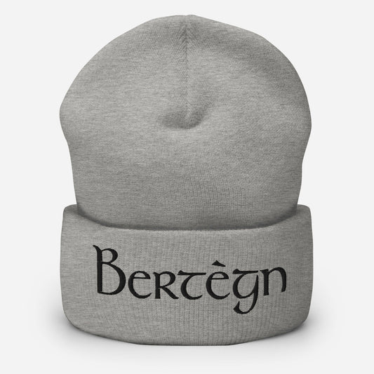 Bonnet à Revers Bertègn Bevet Breizh Gris Chiné 