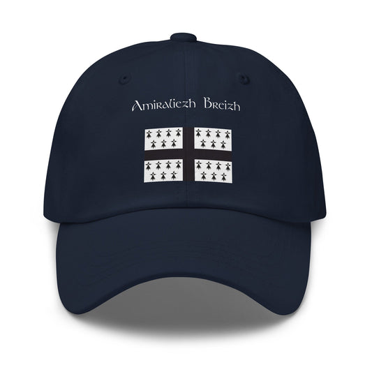 Casquette Amiraliezh Breizh Bevet Breizh Bleu Marine 