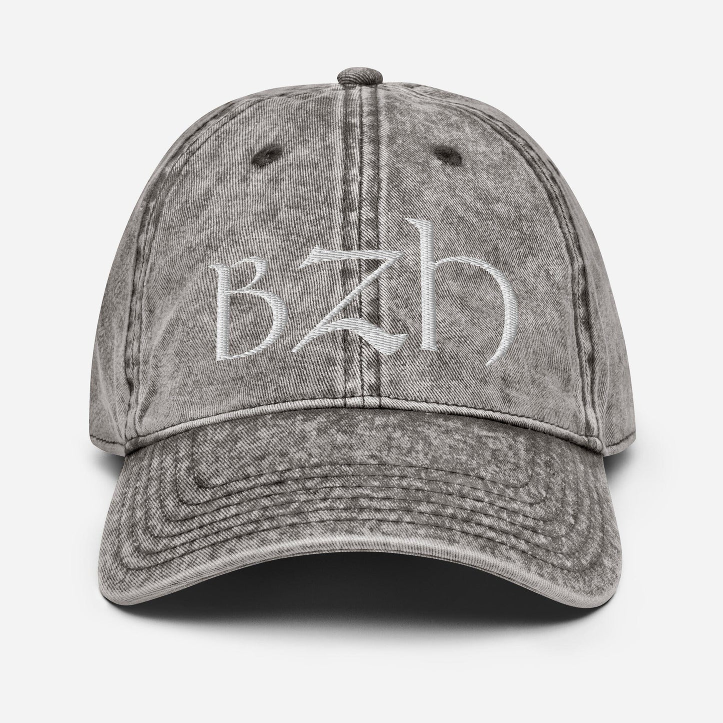 Casquette baseball Vintage BZH Bevet Breizh Charcoal Grey 