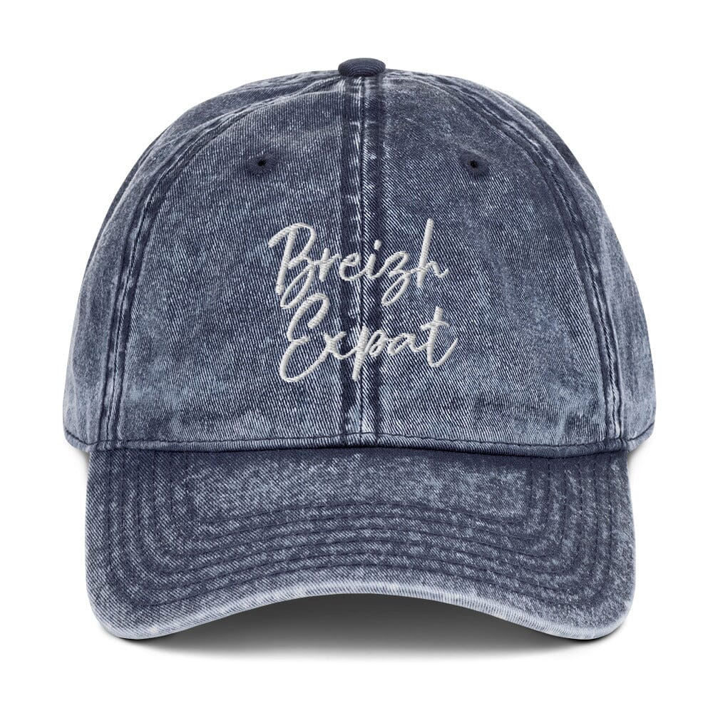 Casquette Breizh Expat casquette Bevet Breizh Bleu Marine 