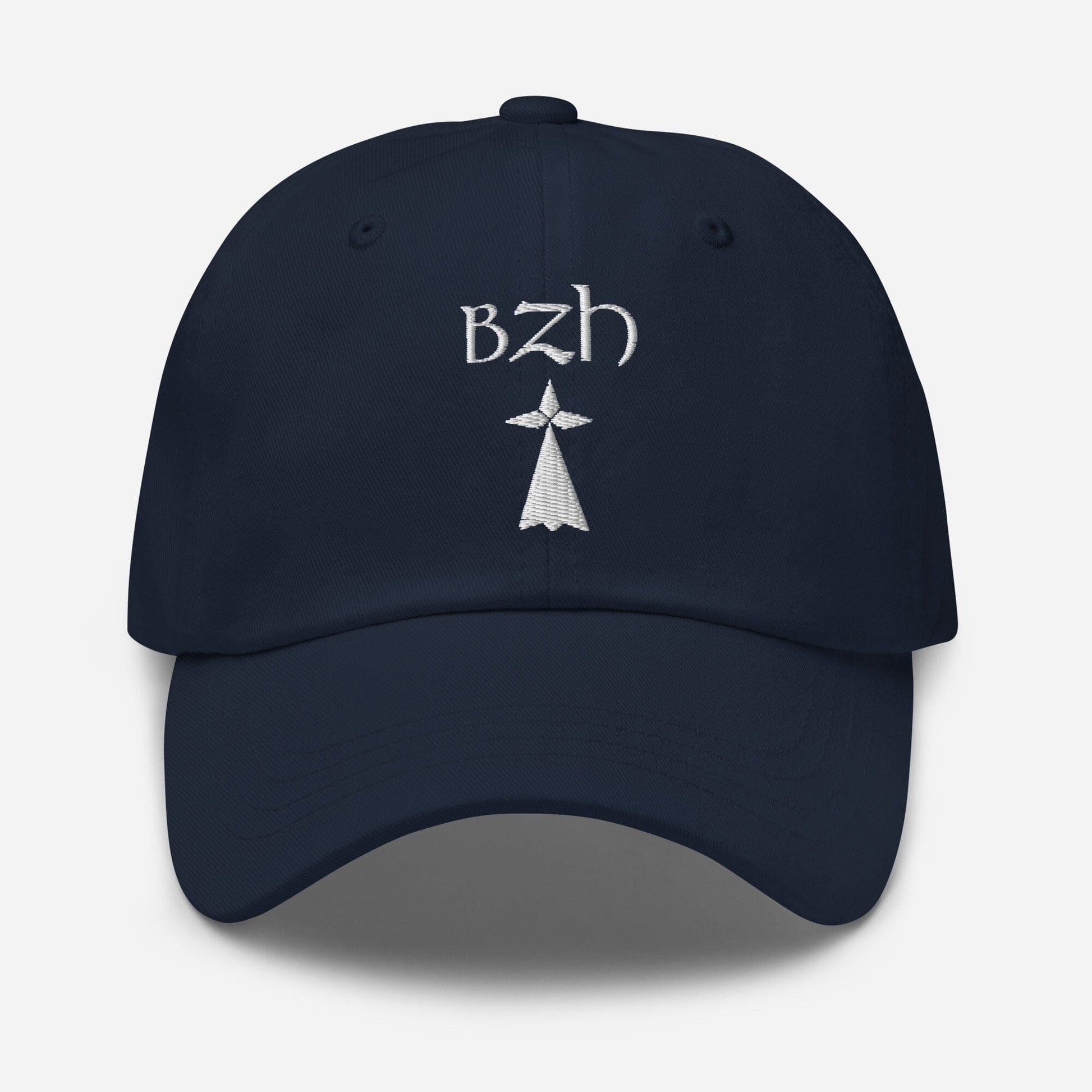 Casquette BZH Hermine casquette Bevet Breizh Bleu Marine 
