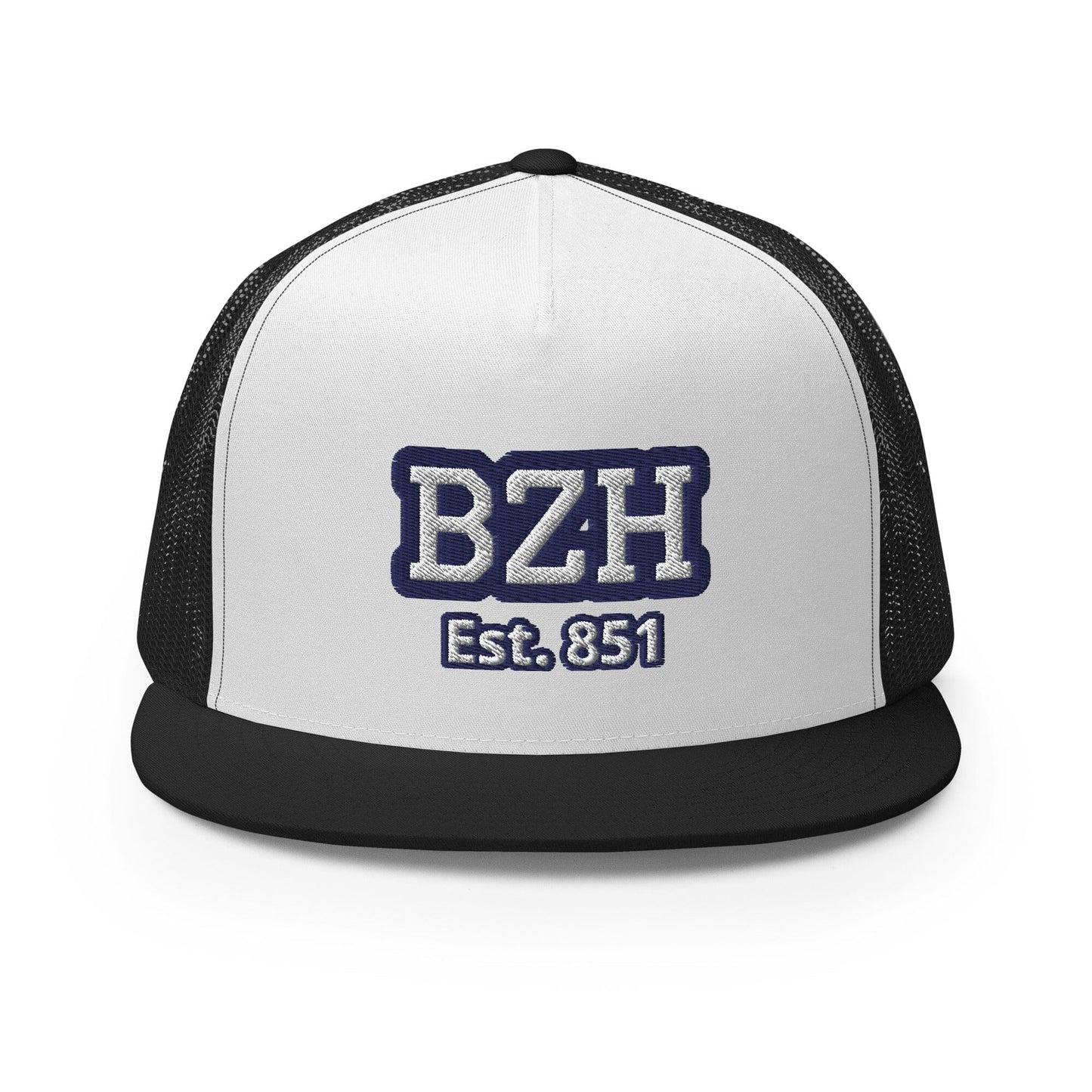 Casquette ''Trucker'' BZh Est. 851 Bevet Breizh Noir / Blanc / Noir 