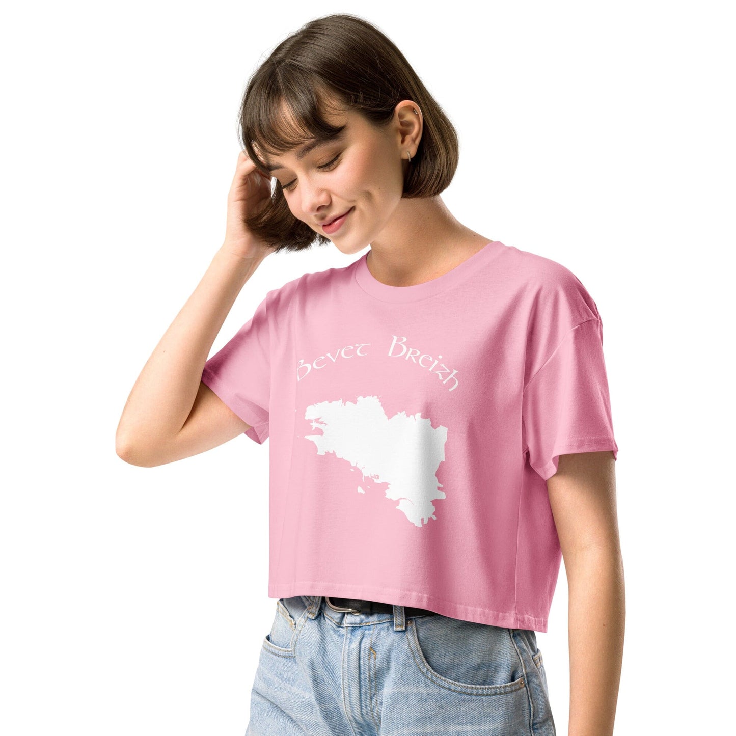 Crop top pour femme Bevet Breizh Bevet Breizh Bubblegum XS 