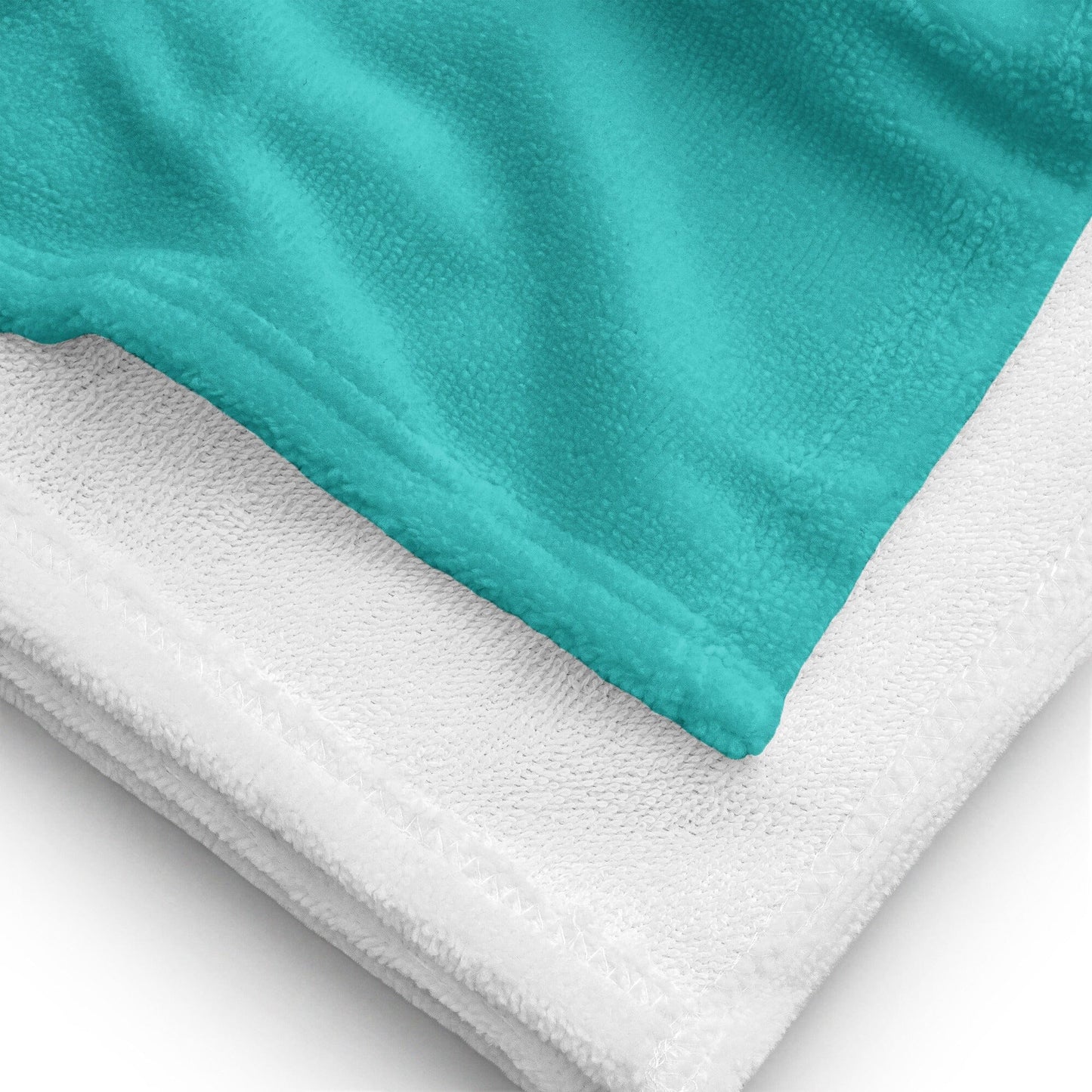 Serviette de bain turquoise Bevet Breizh 76cm x 152cm Bevet Breizh 