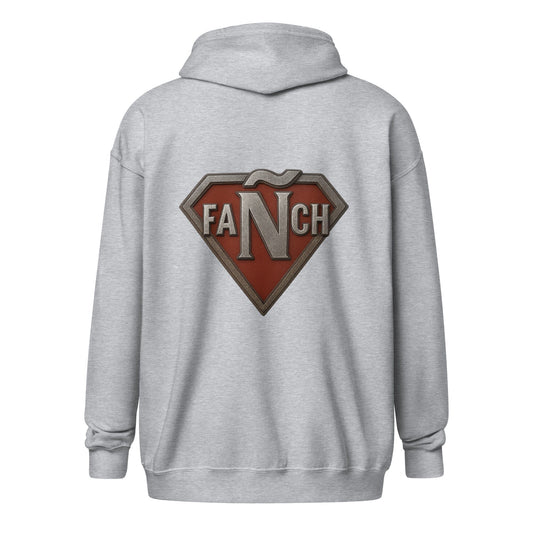 Sweat à capuche à fermeture éclair Fañch sweat-shirt Bevet Breizh Gris Sport S 