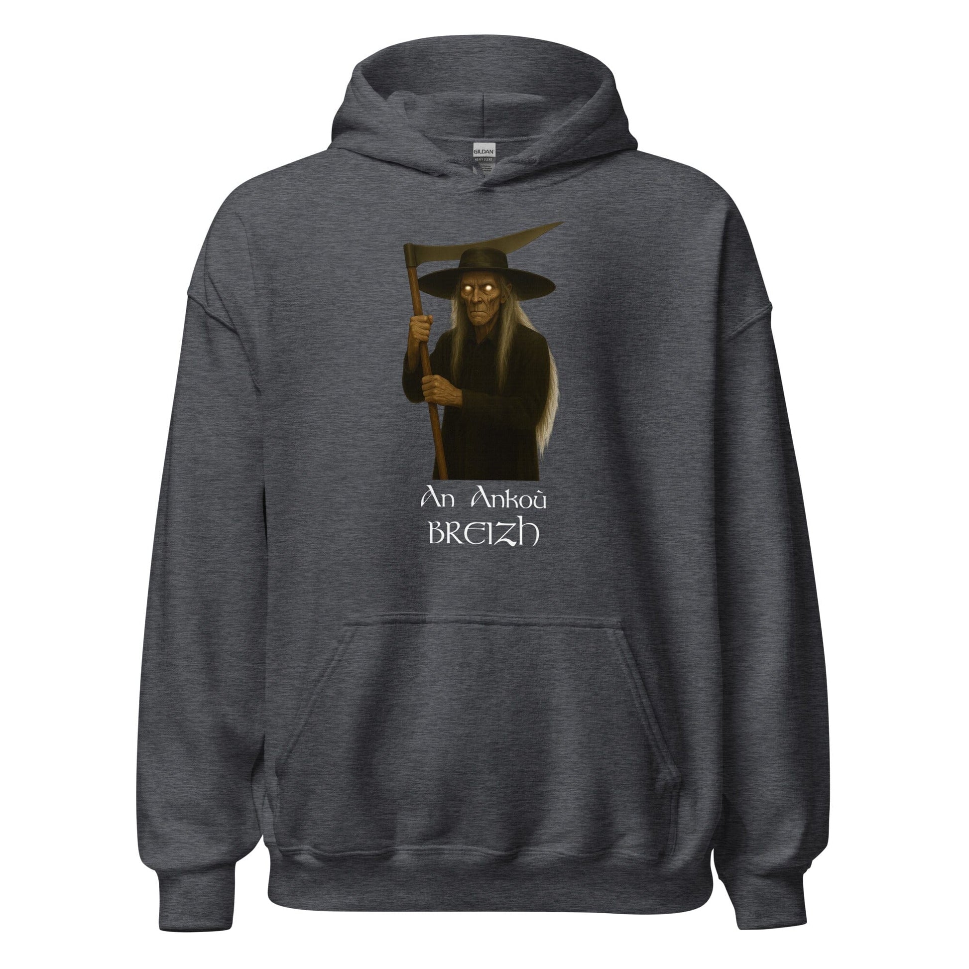 Sweat à capuche An Ankoù sweat-shirt Bevet Breizh Gris Foncé Chiné S 