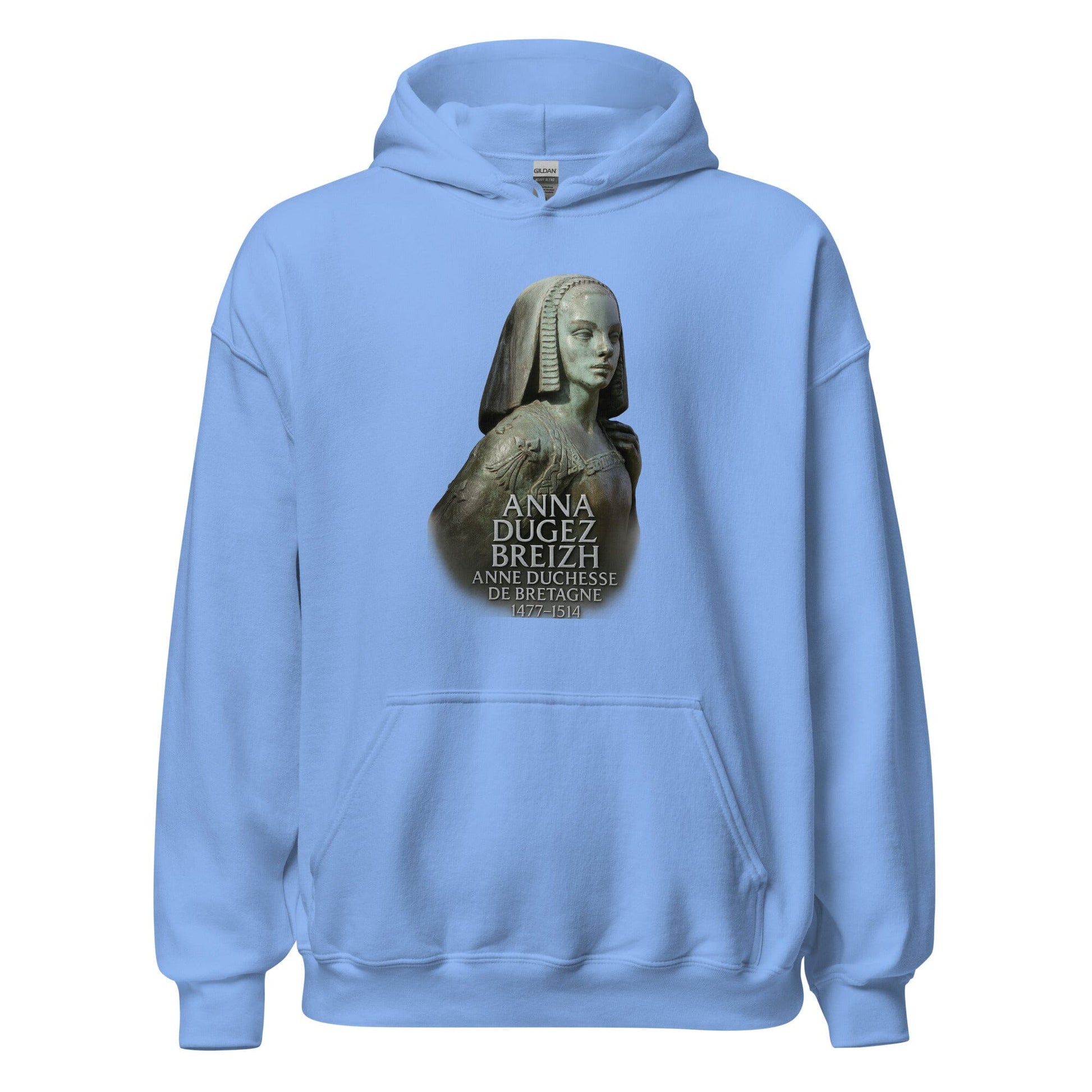 Sweat à capuche Anne de Bretagne Bevet Breizh Bleu S 