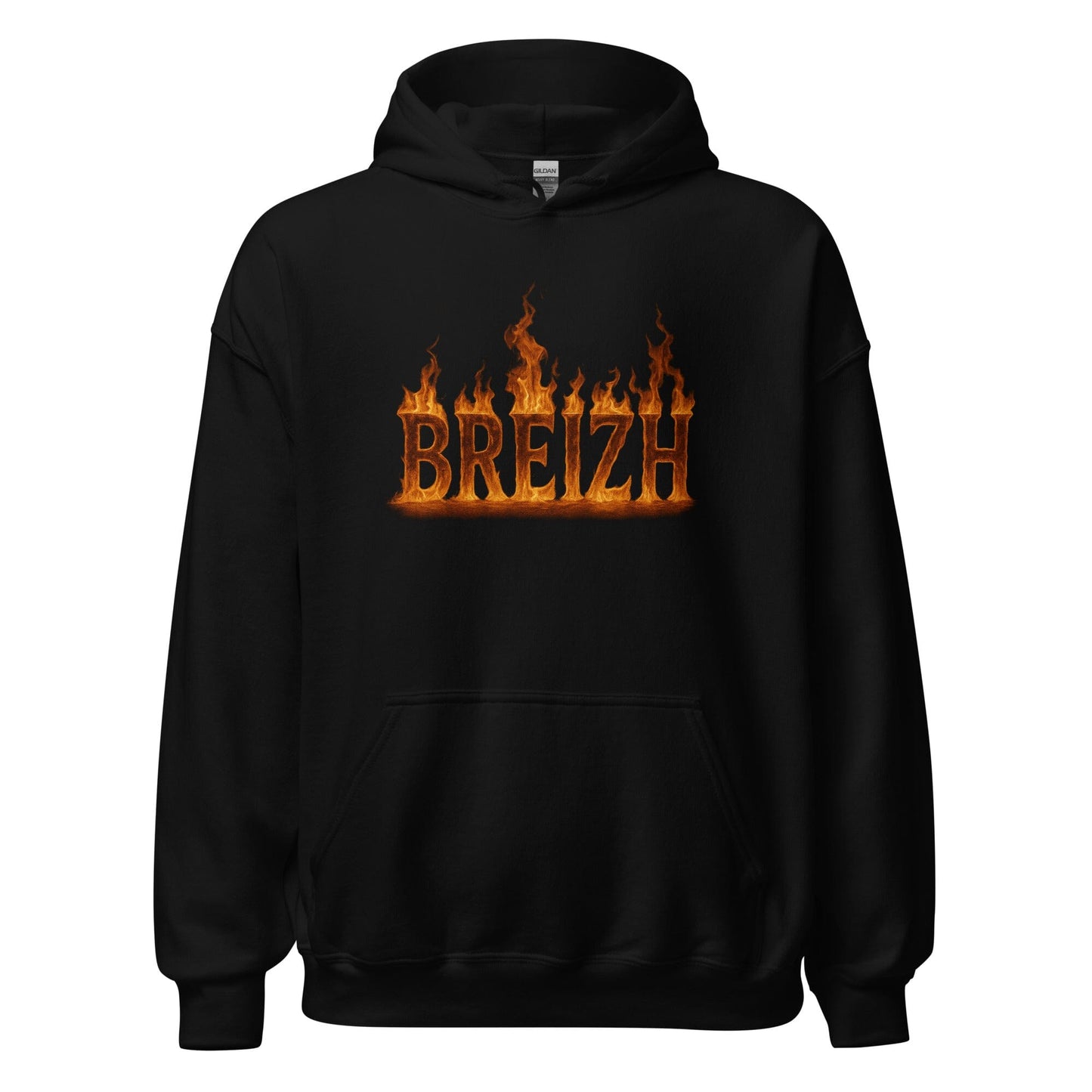 Sweat à capuche Breizh en flamme sweat-shirt Bevet Breizh S 