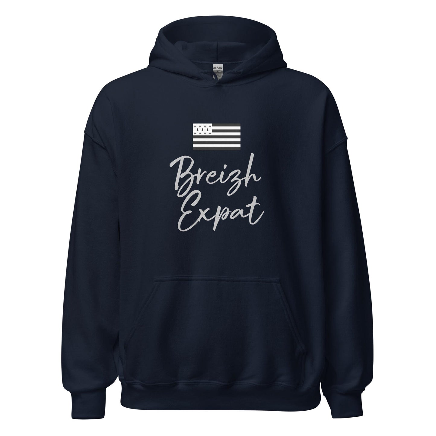 Sweat à capuche Breizh Expat sweat-shirt Bevet Breizh Bleu Marine S 