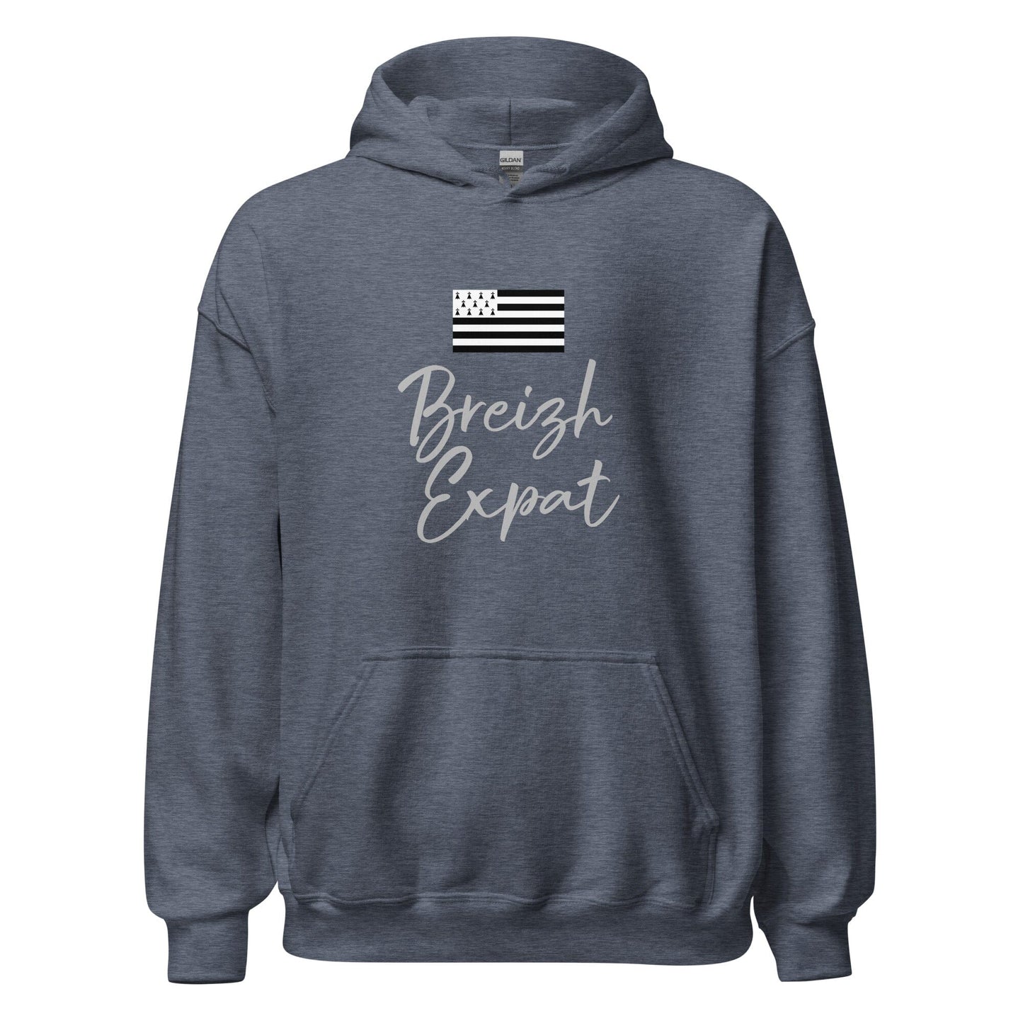 Sweat à capuche Breizh Expat sweat-shirt Bevet Breizh Heather Sport Dark Navy S 