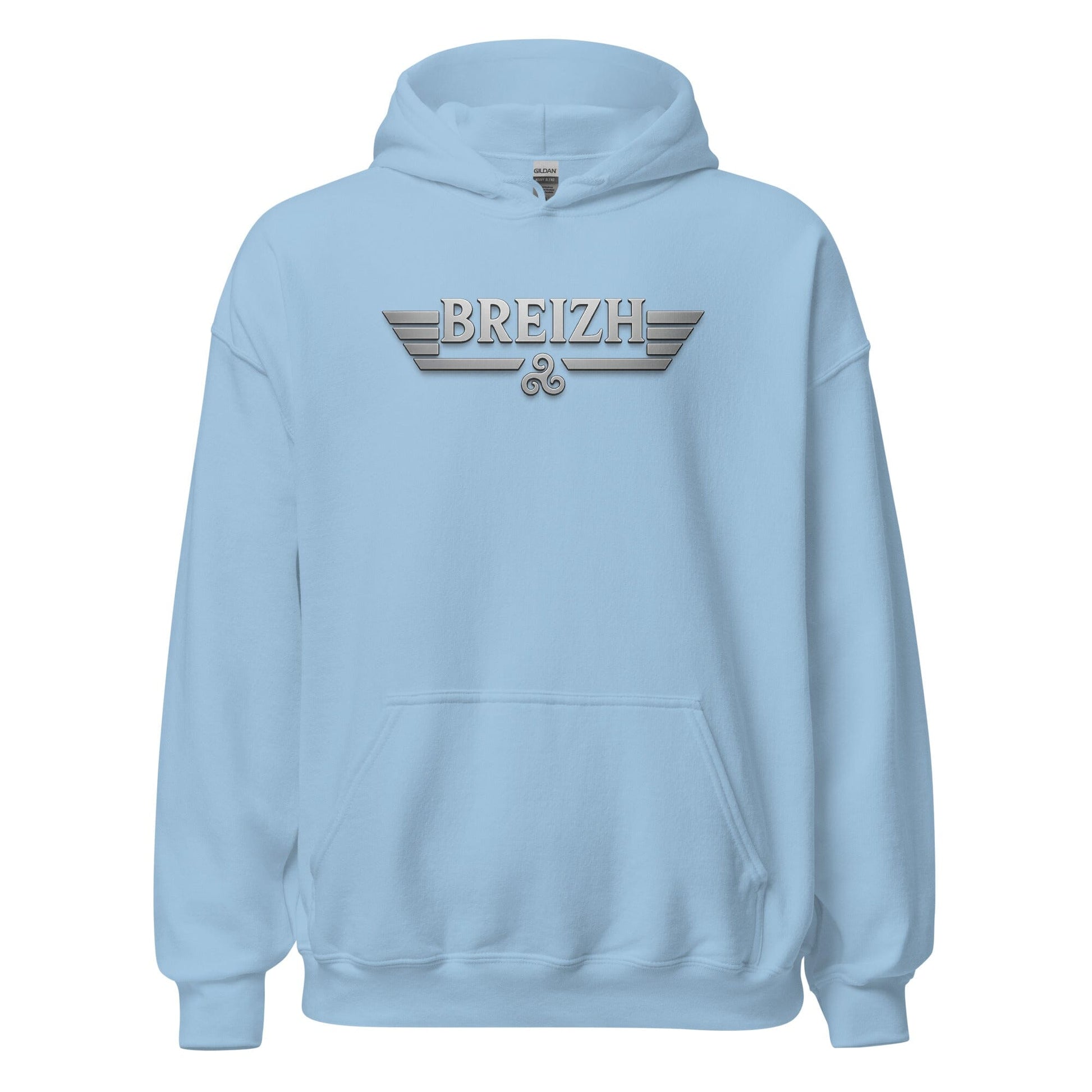 Sweat à capuche Breizh sweat-shirt Bevet Breizh Bleu Clair S 