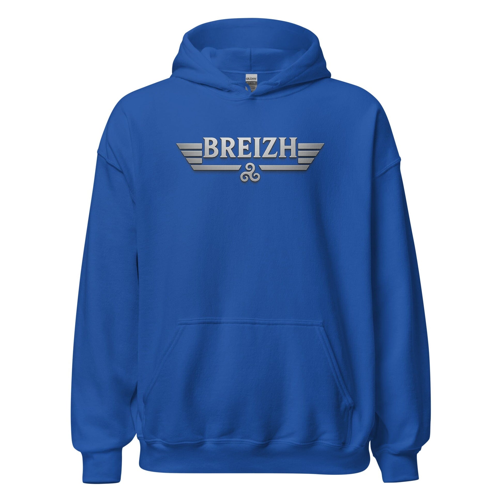 Sweat à capuche Breizh sweat-shirt Bevet Breizh Bleu Roi S 