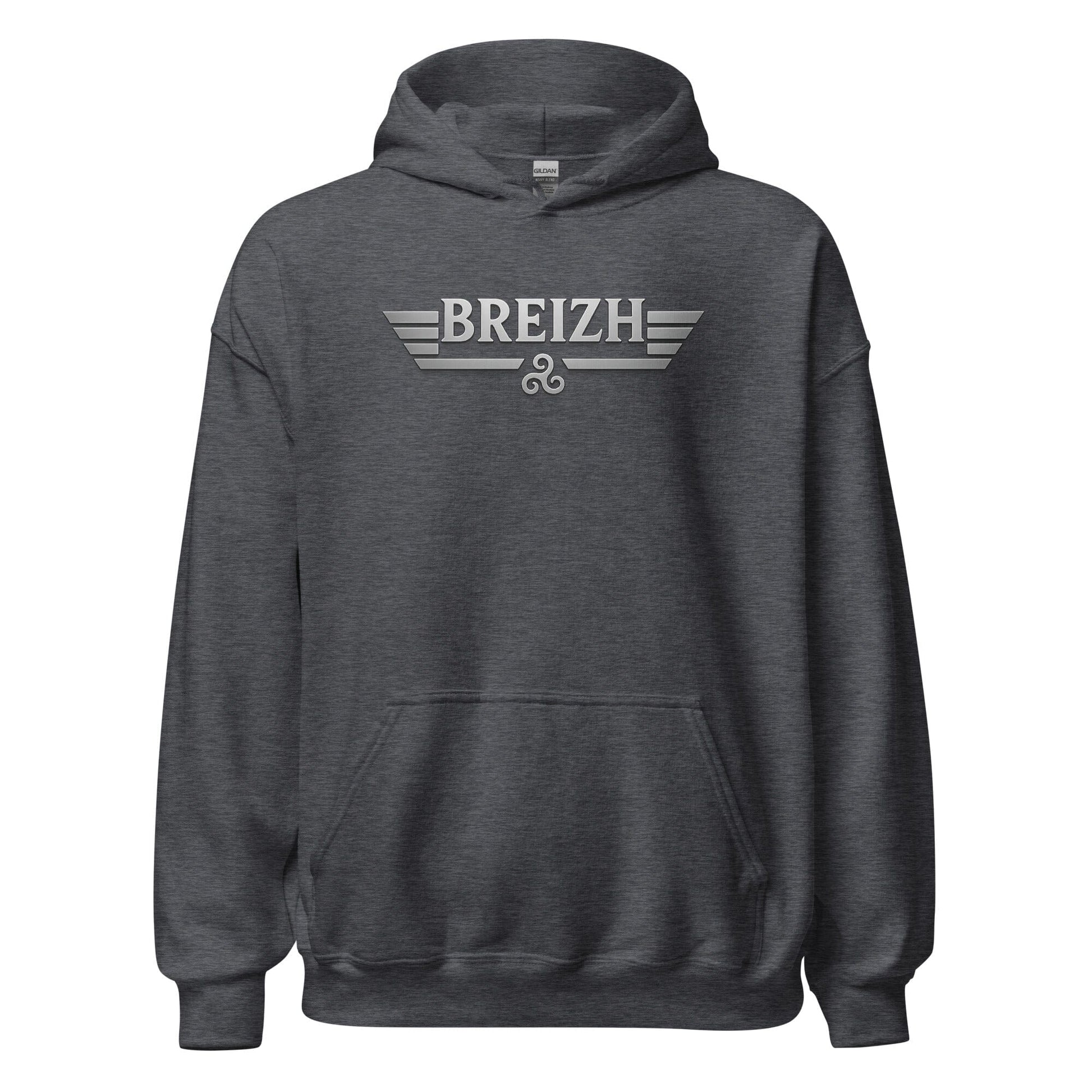 Sweat à capuche Breizh sweat-shirt Bevet Breizh Gris Foncé Chiné S 
