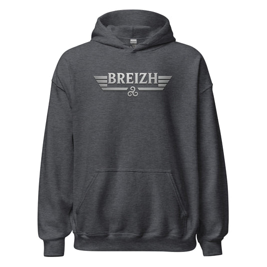 Sweat à capuche Breizh sweat-shirt Bevet Breizh Gris Foncé Chiné S 