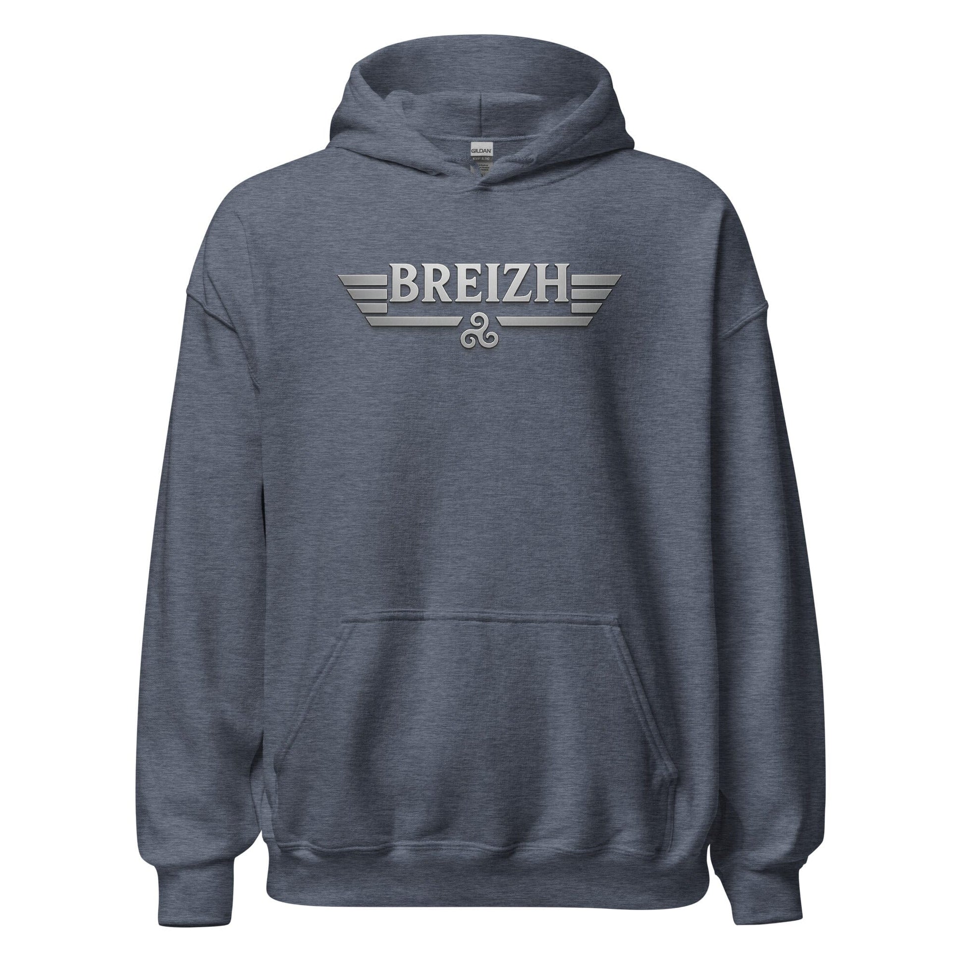 Sweat à capuche Breizh sweat-shirt Bevet Breizh Heather Sport Dark Navy S 