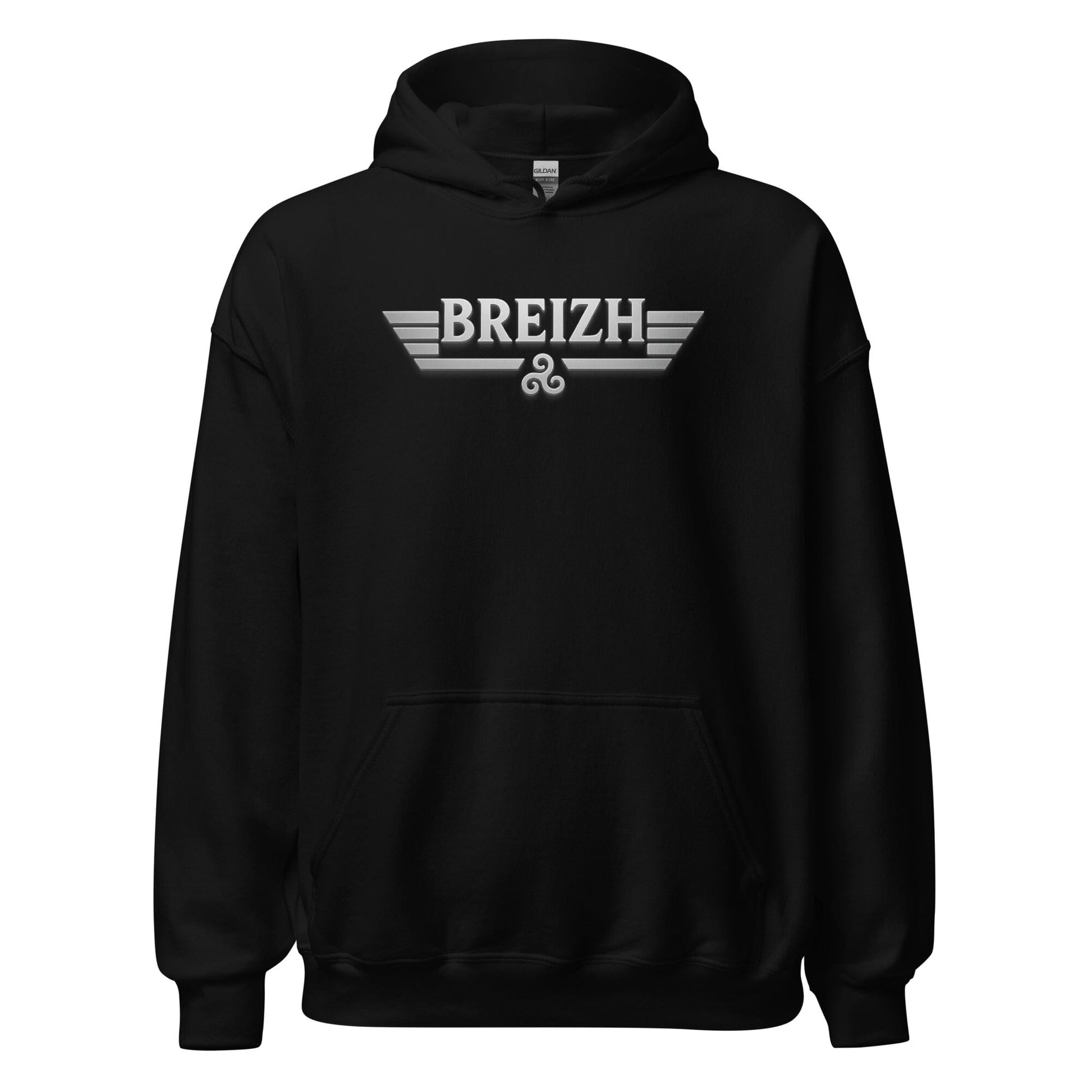 Sweat à capuche Breizh sweat-shirt Bevet Breizh Noir S 