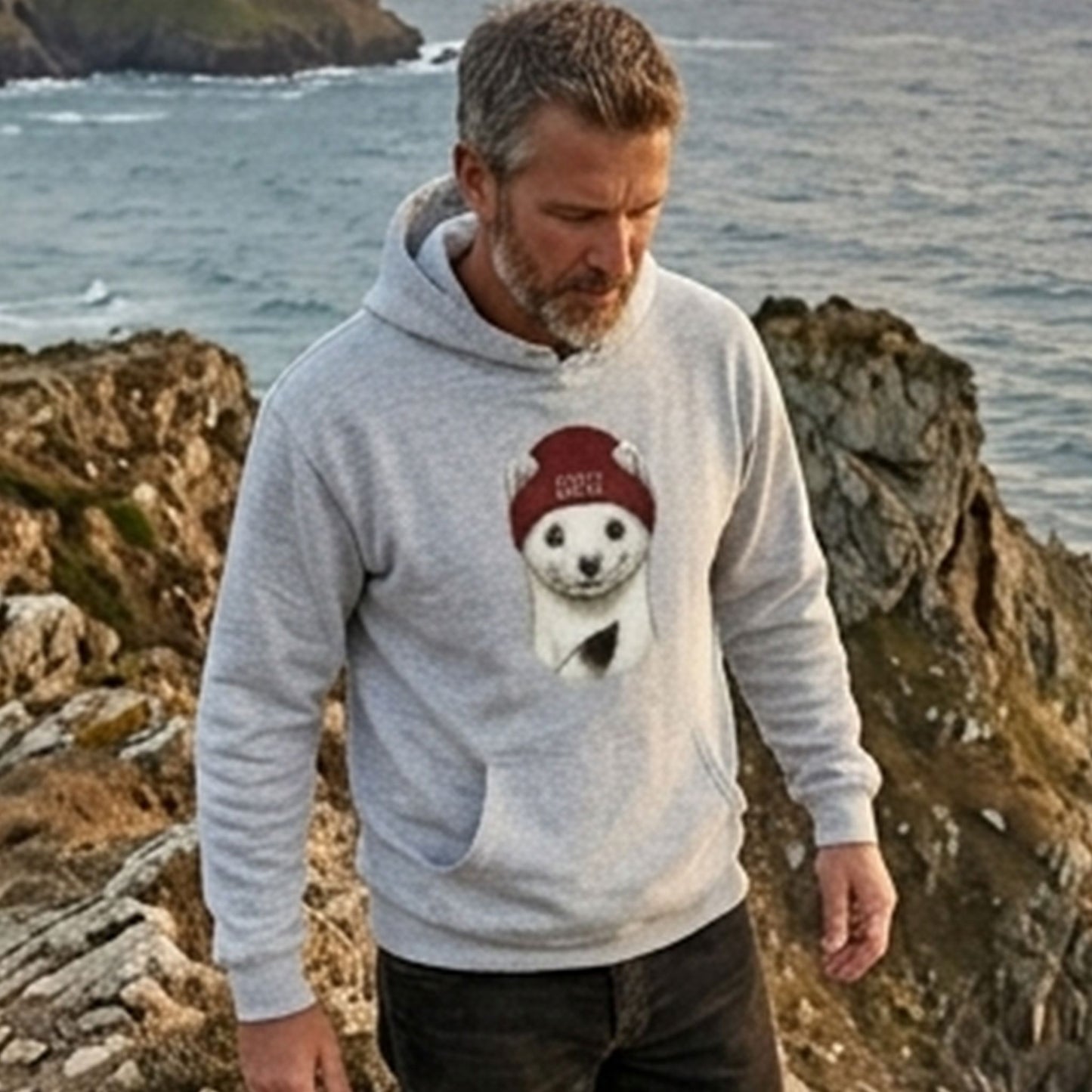 Sweat à capuche Hermine BZH Bevet Breizh sweat-shirt Bevet Breizh 
