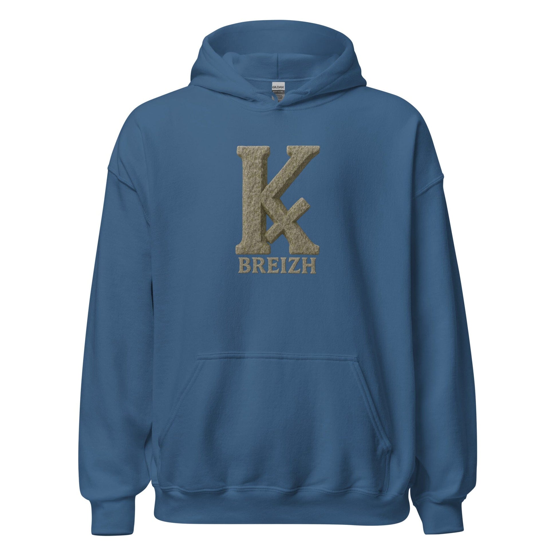 Sweat à capuche K barré sweat-shirt Bevet Breizh Bleu Indigo S 