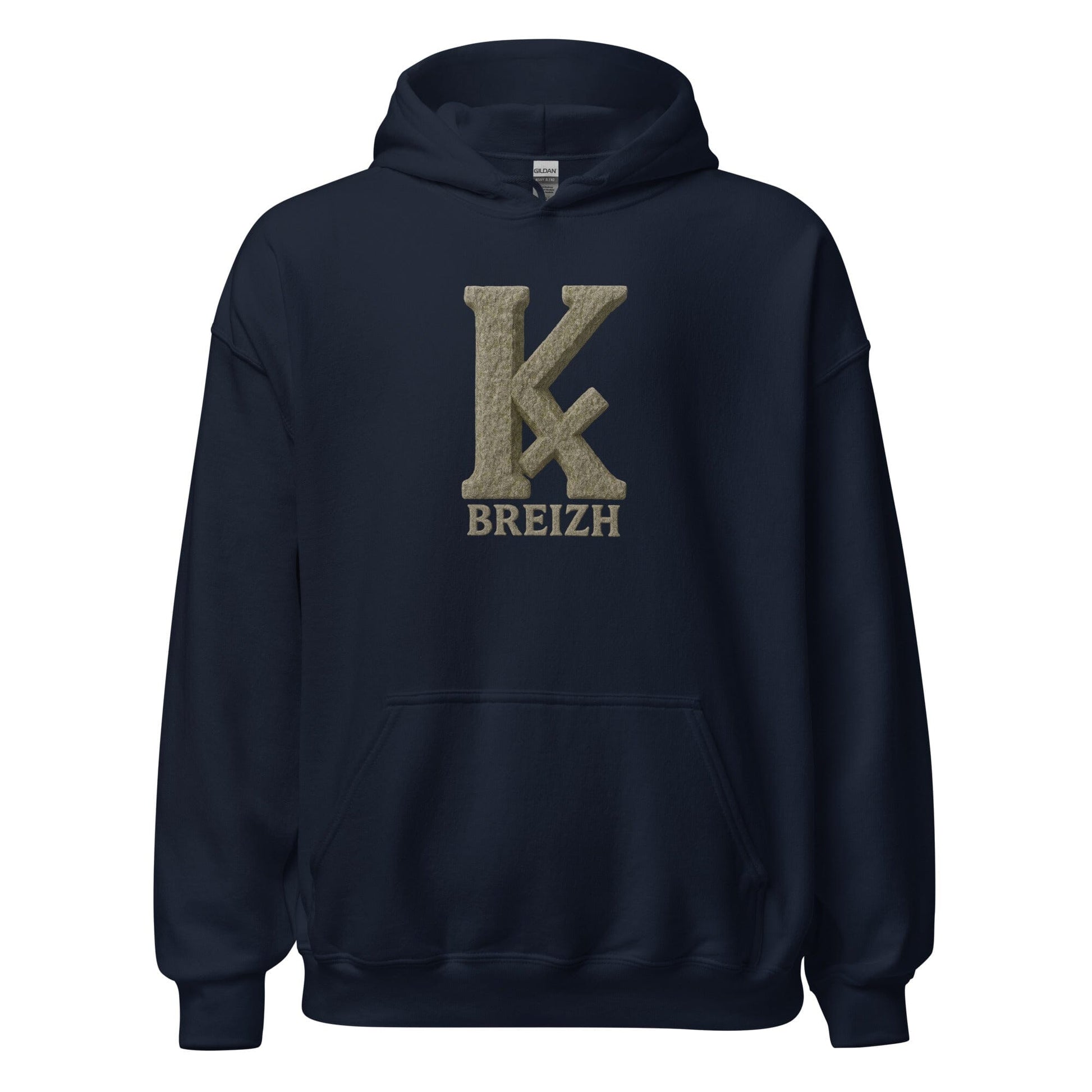 Sweat à capuche K barré sweat-shirt Bevet Breizh Bleu Marine S 