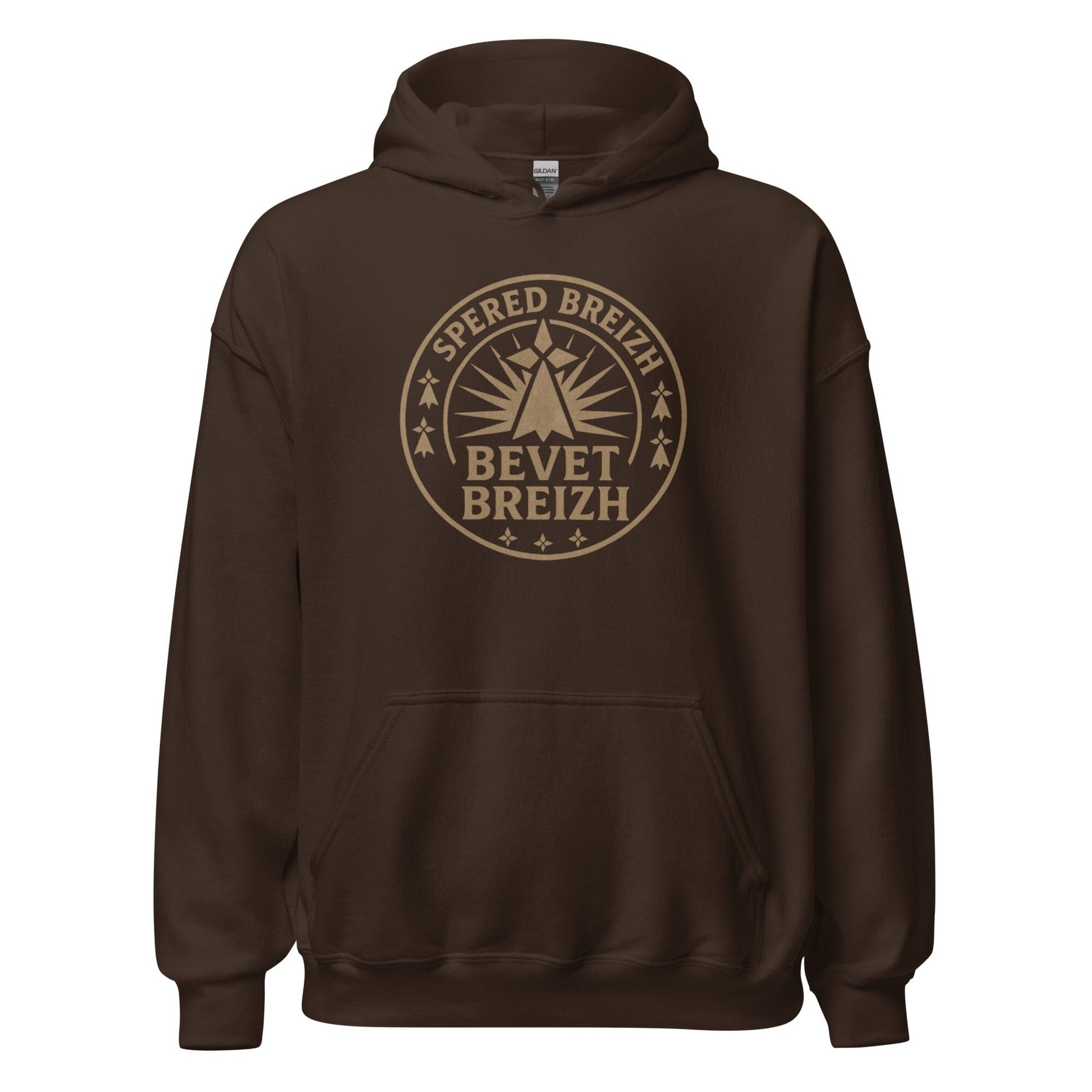 Sweat à capuche Spered Breizh sweat-shirt Bevet Breizh Chocolat Noir S 