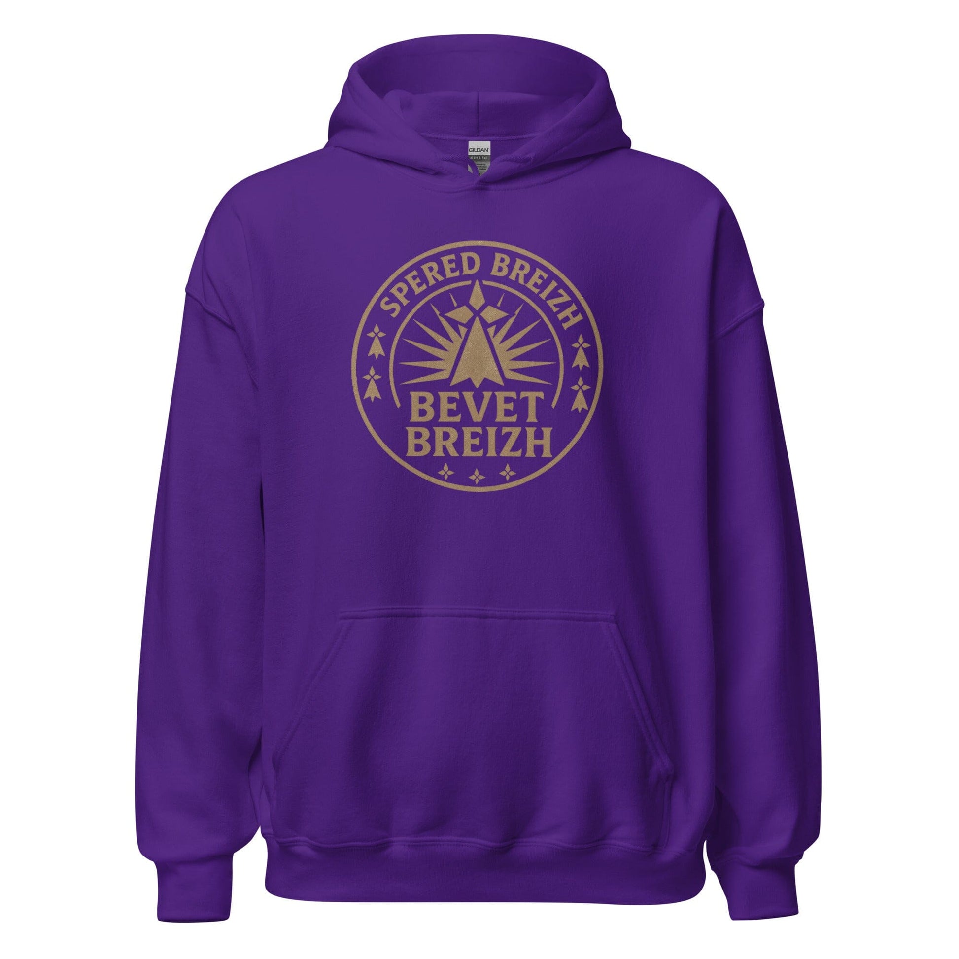 Sweat à capuche Spered Breizh sweat-shirt Bevet Breizh Violet S 
