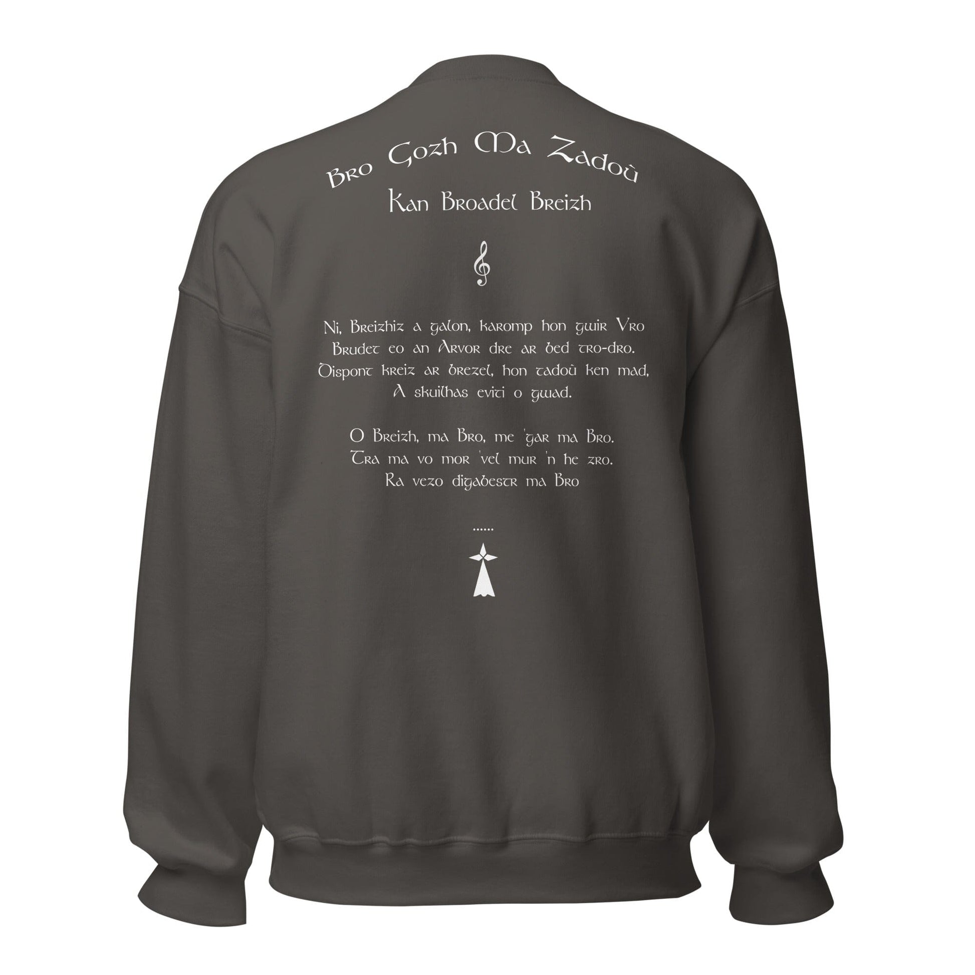 Sweat Bro Gozh Ma Zadoù sweat-shirt Bevet Breizh Anthracite S 